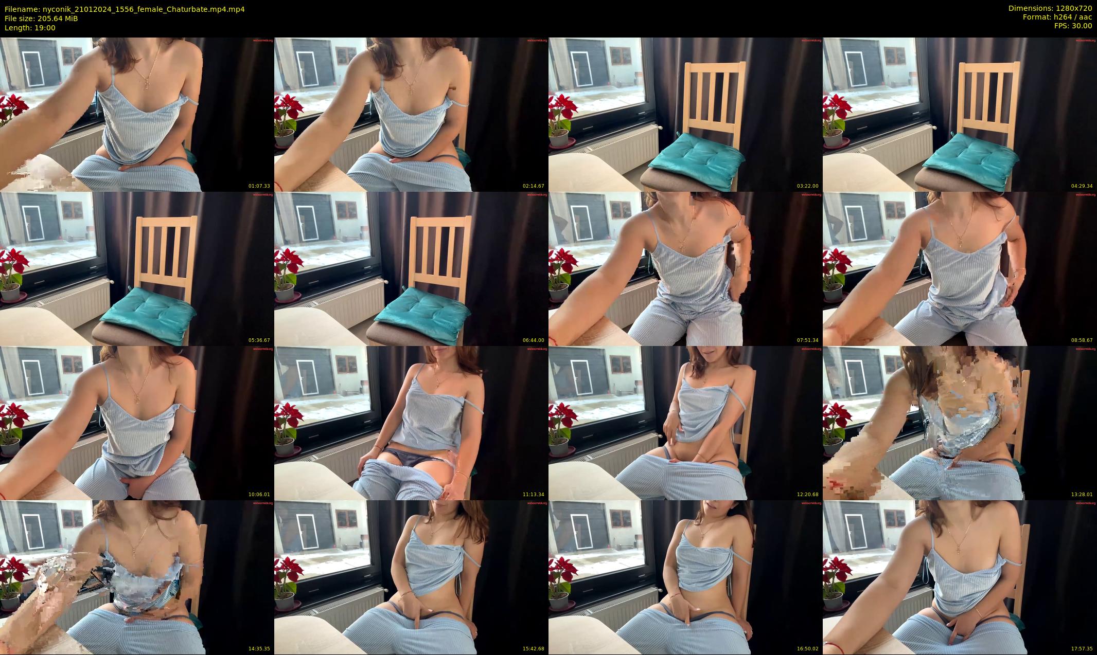 nyconik — 19 minute Chaturbate female cam show recording, 720p, Jan 21, 2024