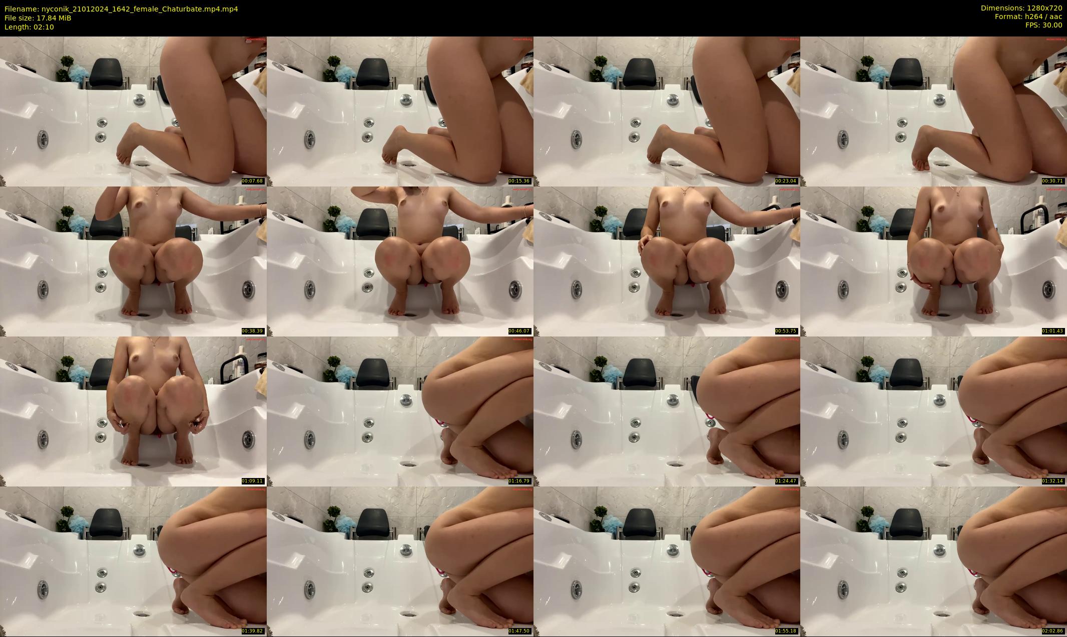 nyconik — 3 minute Chaturbate female cam show recording, 720p, Jan 21, 2024