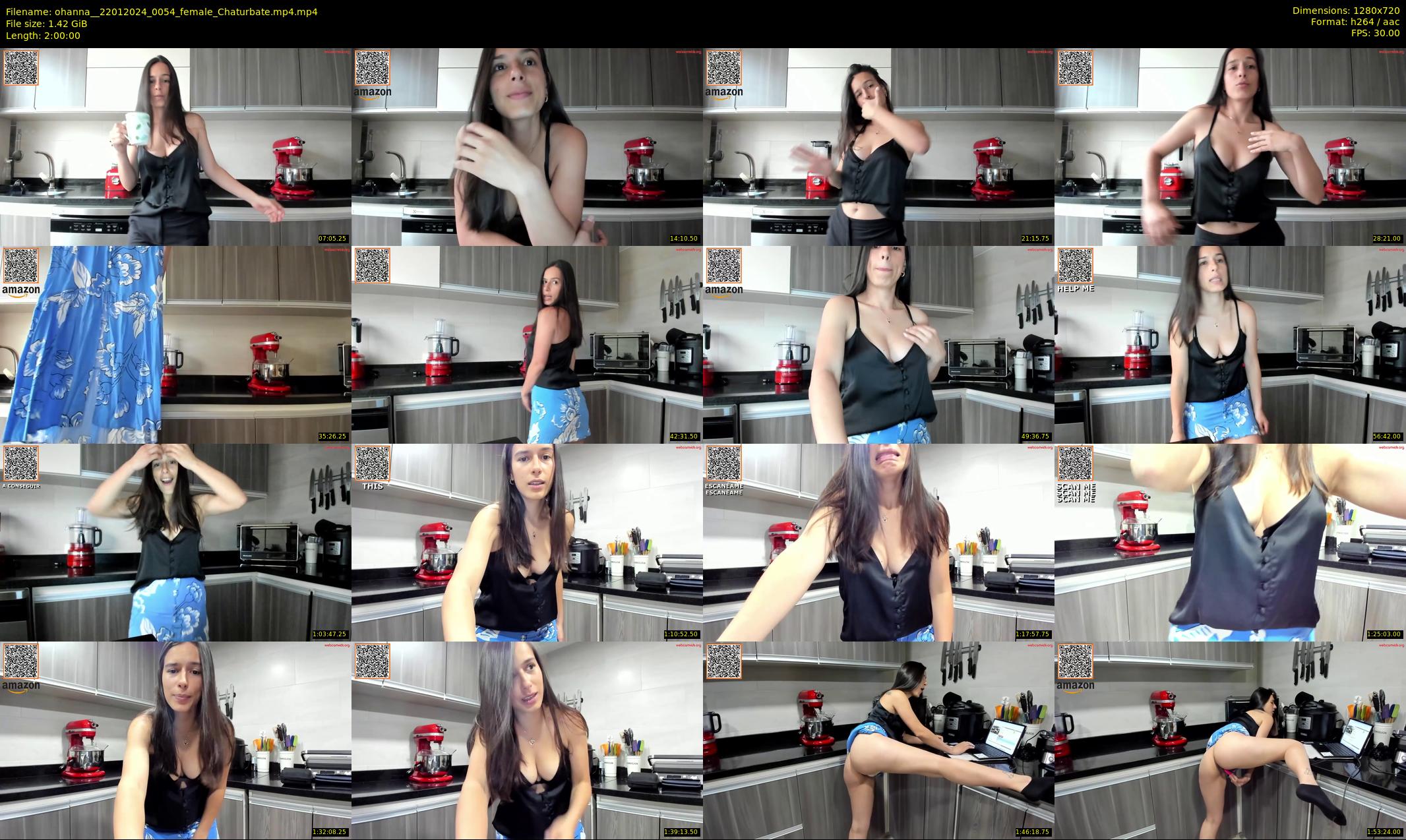 ohanna_ — 120 minute Chaturbate female cam show recording, 720p, Jan 22, 2024