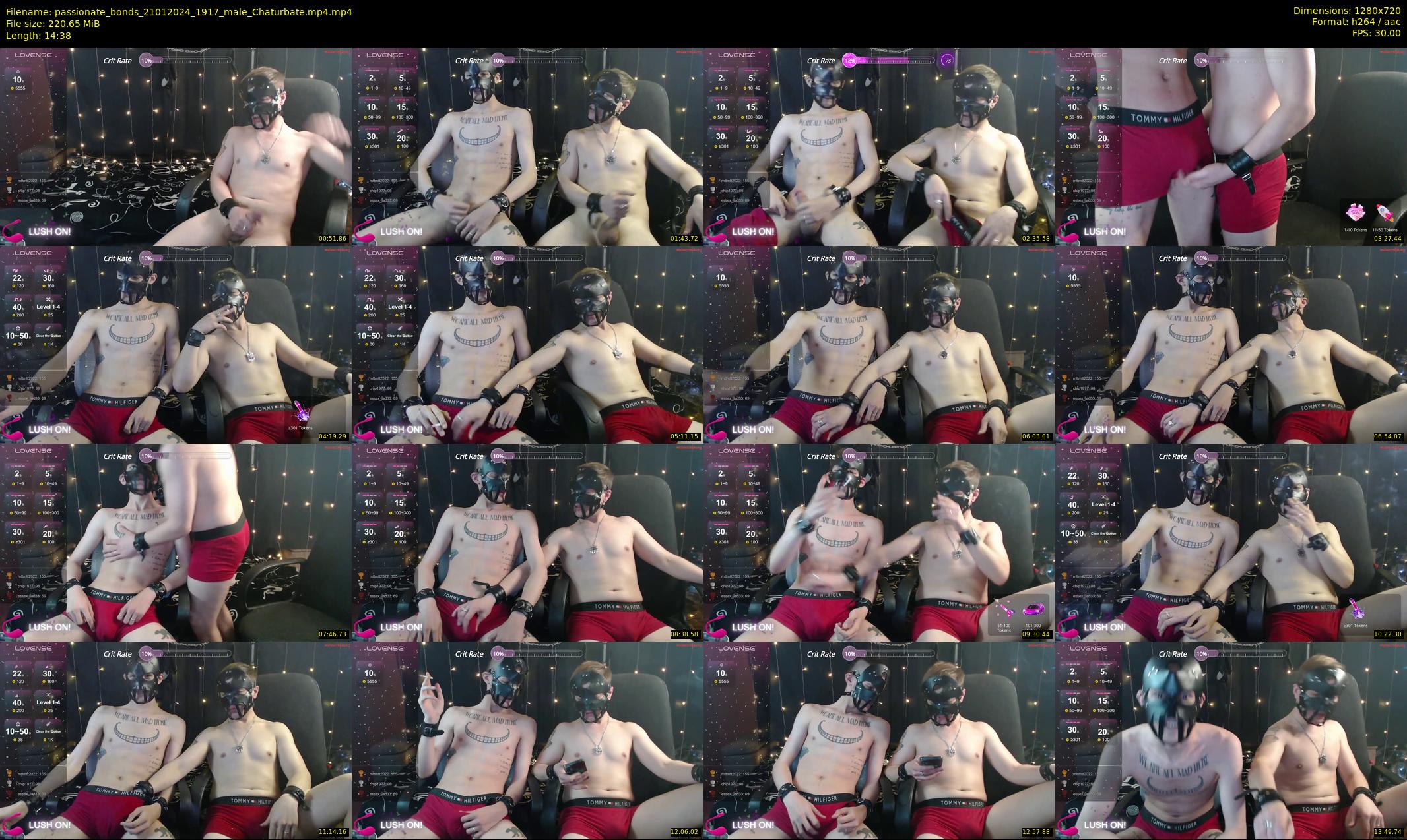 passionate_bonds — 15 minute Chaturbate male cam show recording, 720p, Jan 21, 2024