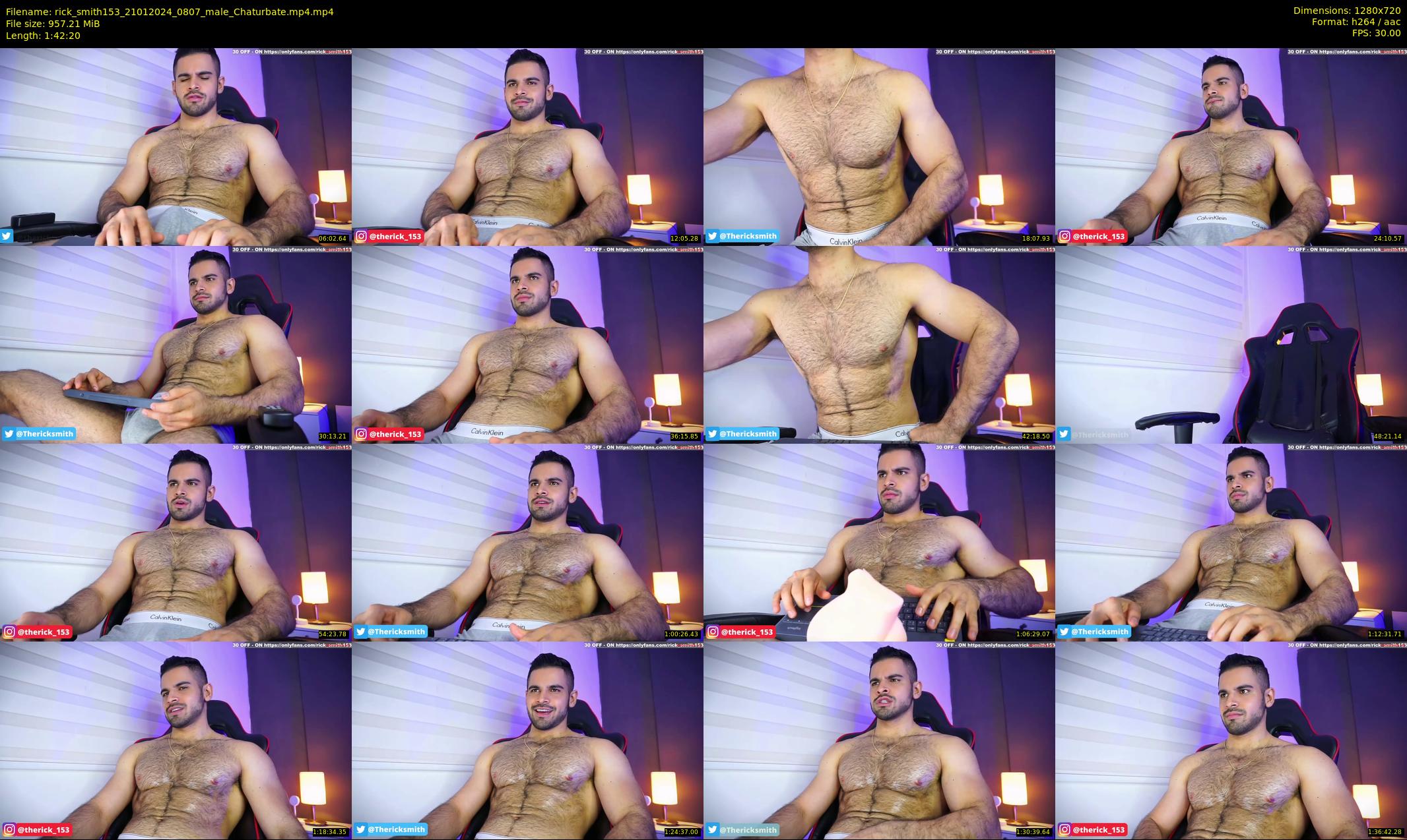 rick_smith153 — 103 minute Chaturbate male cam show recording, 720p, Jan 21, 2024