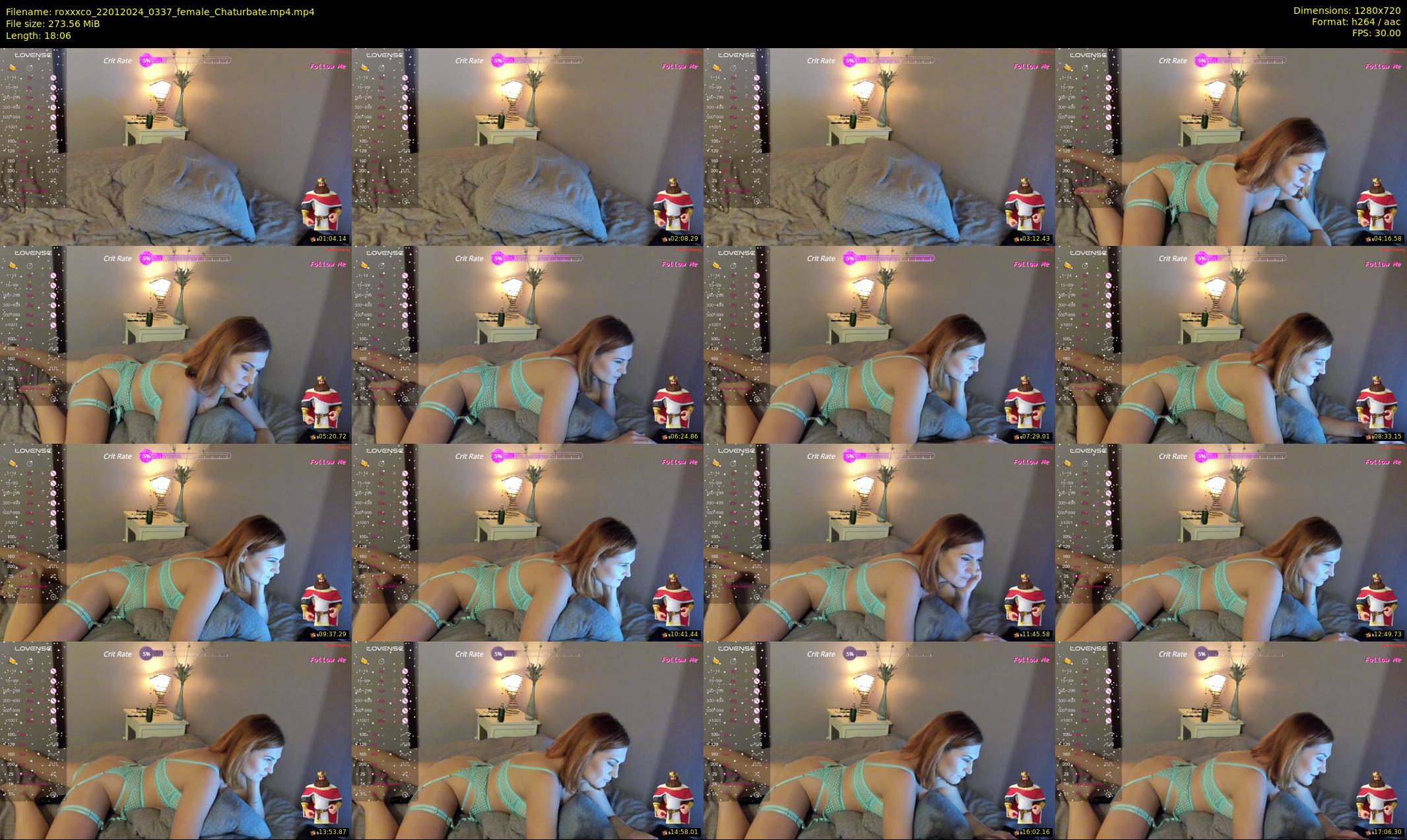 roxxxco — 19 minute Chaturbate female cam show recording, 720p, Jan 22, 2024