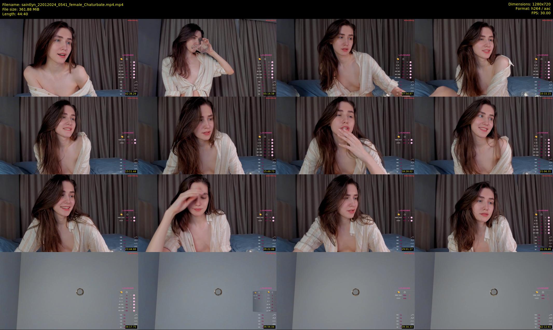saintlyn — 45 minute Chaturbate female cam show recording, 720p, Jan 22, 2024