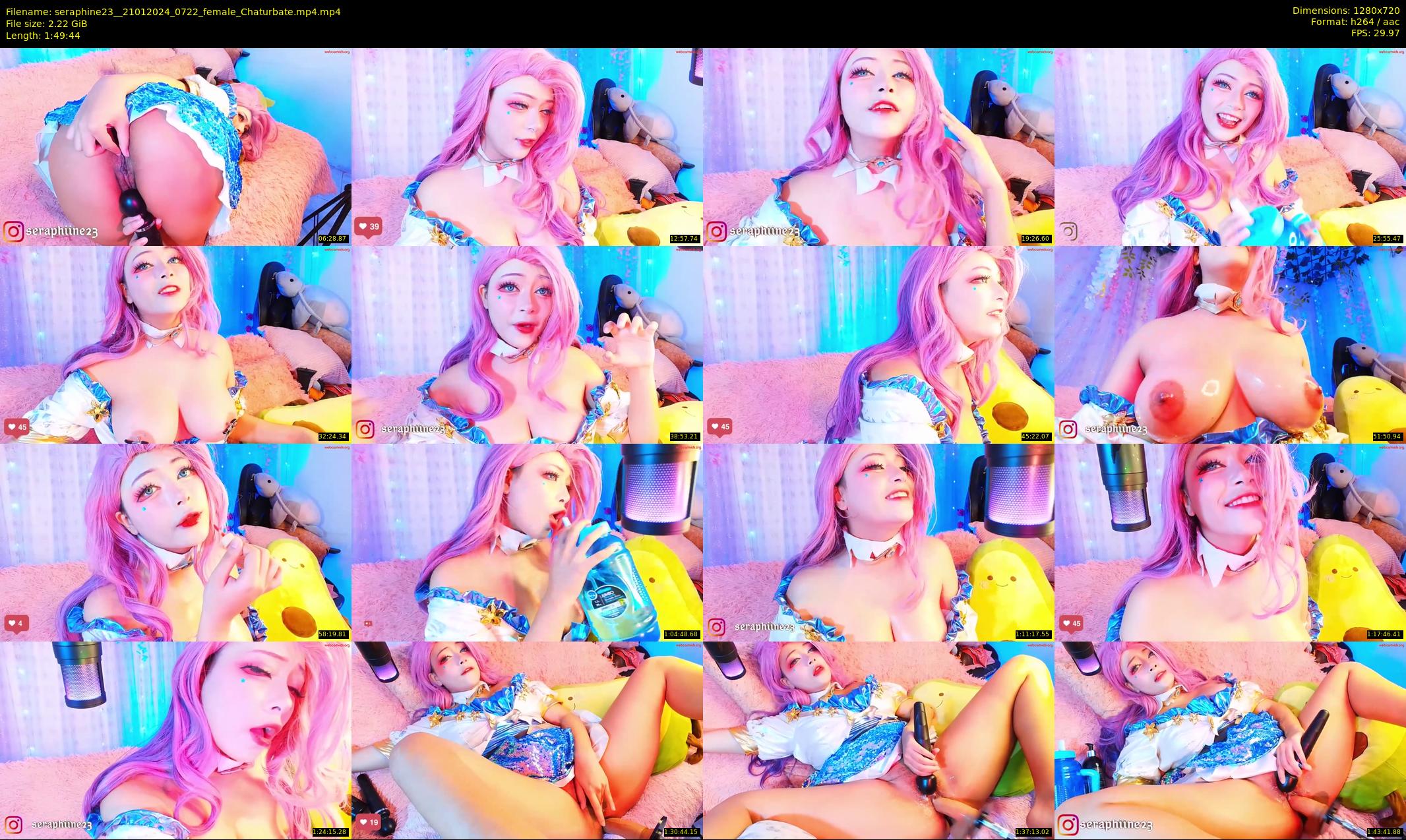 seraphine23_ — 110 minute Chaturbate female cam show recording, 720p, Jan 21, 2024