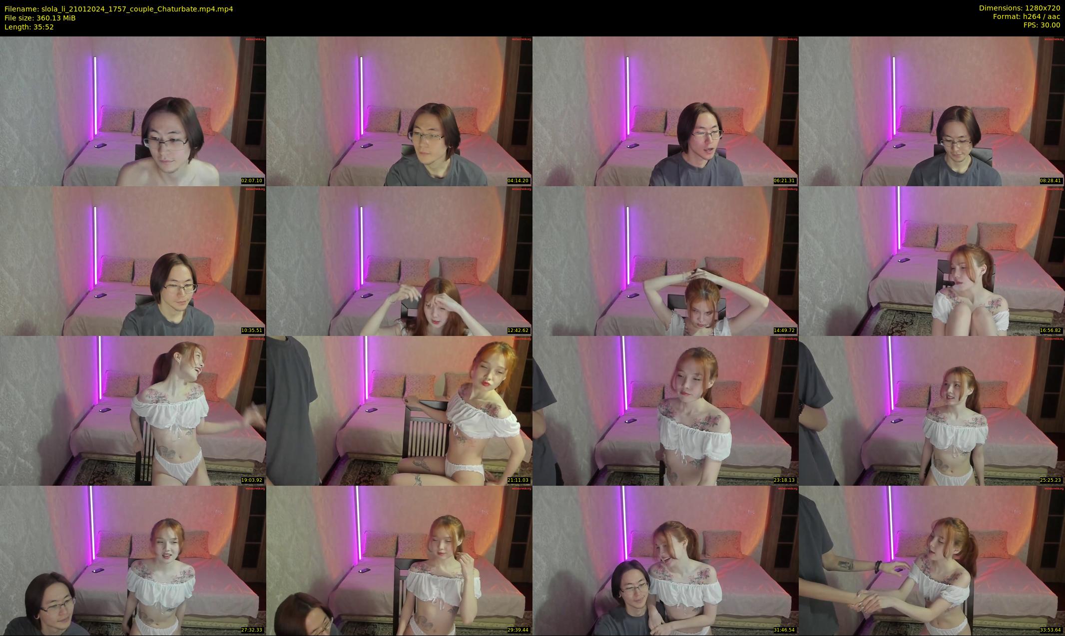 slola_li — 36 minute Chaturbate couple cam show recording, 720p, Jan 21, 2024