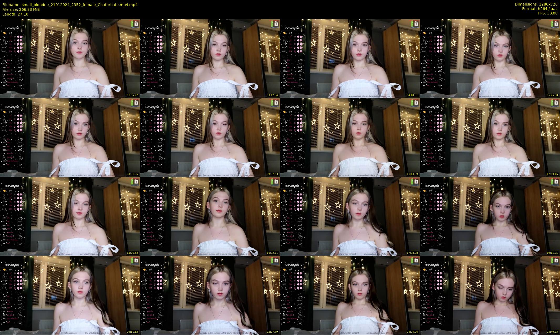 small_blondee — 28 minute Chaturbate female cam show recording, 720p, Jan 21, 2024