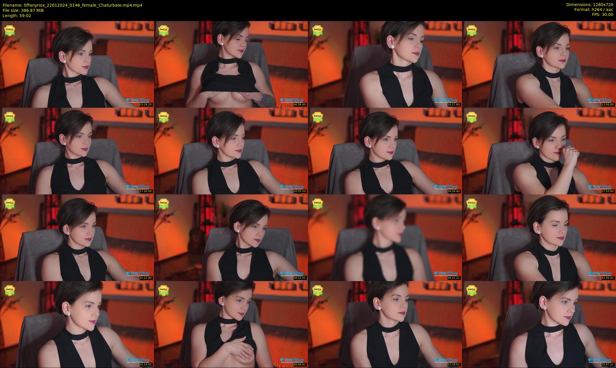 tiffanyriox — 60 minute Chaturbate female cam show recording, 720p, Jan 22, 2024