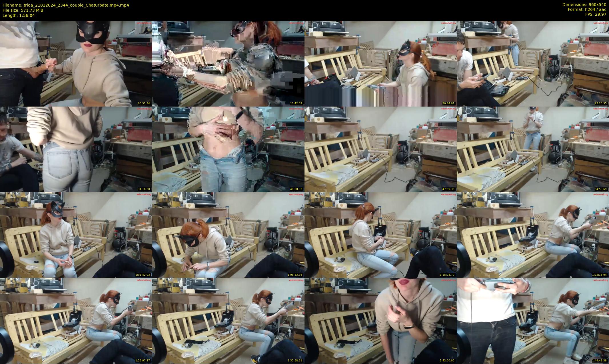 trioa — 117 minute Chaturbate couple cam show recording, 480p, Jan 21, 2024