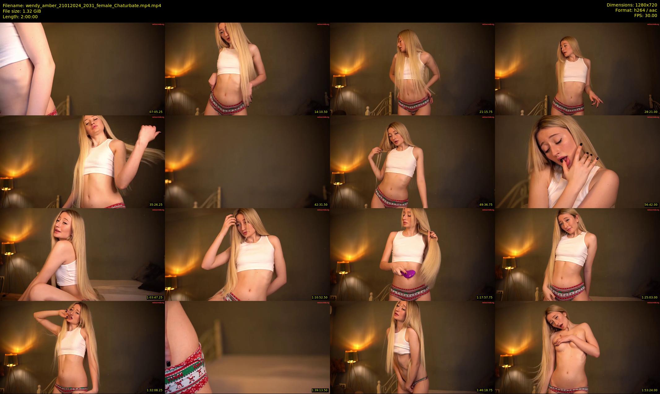 wendy_amber — 120 minute Chaturbate female cam show recording, 720p, Jan 21, 2024