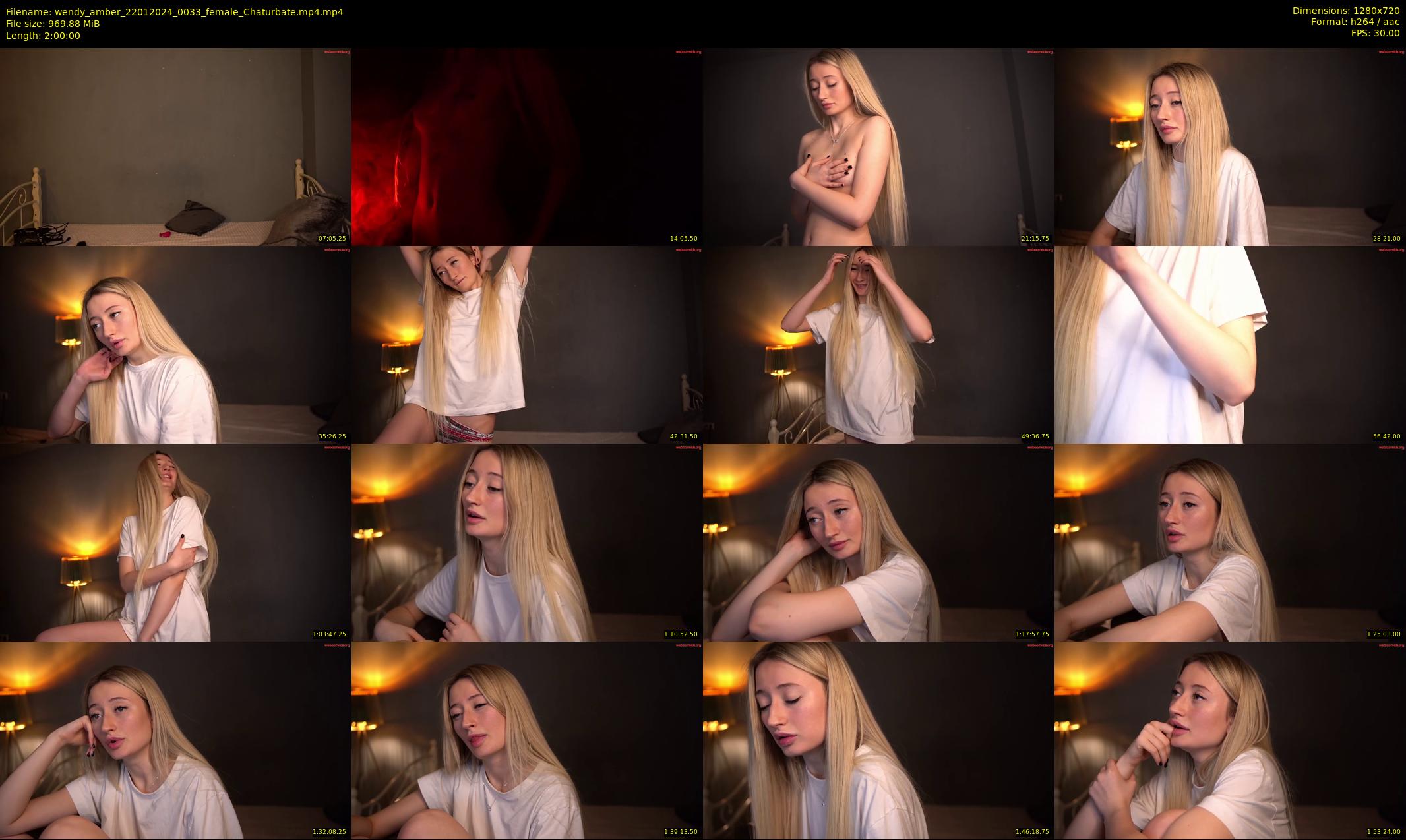 wendy_amber — 120 minute Chaturbate female cam show recording, 720p, Jan 22, 2024