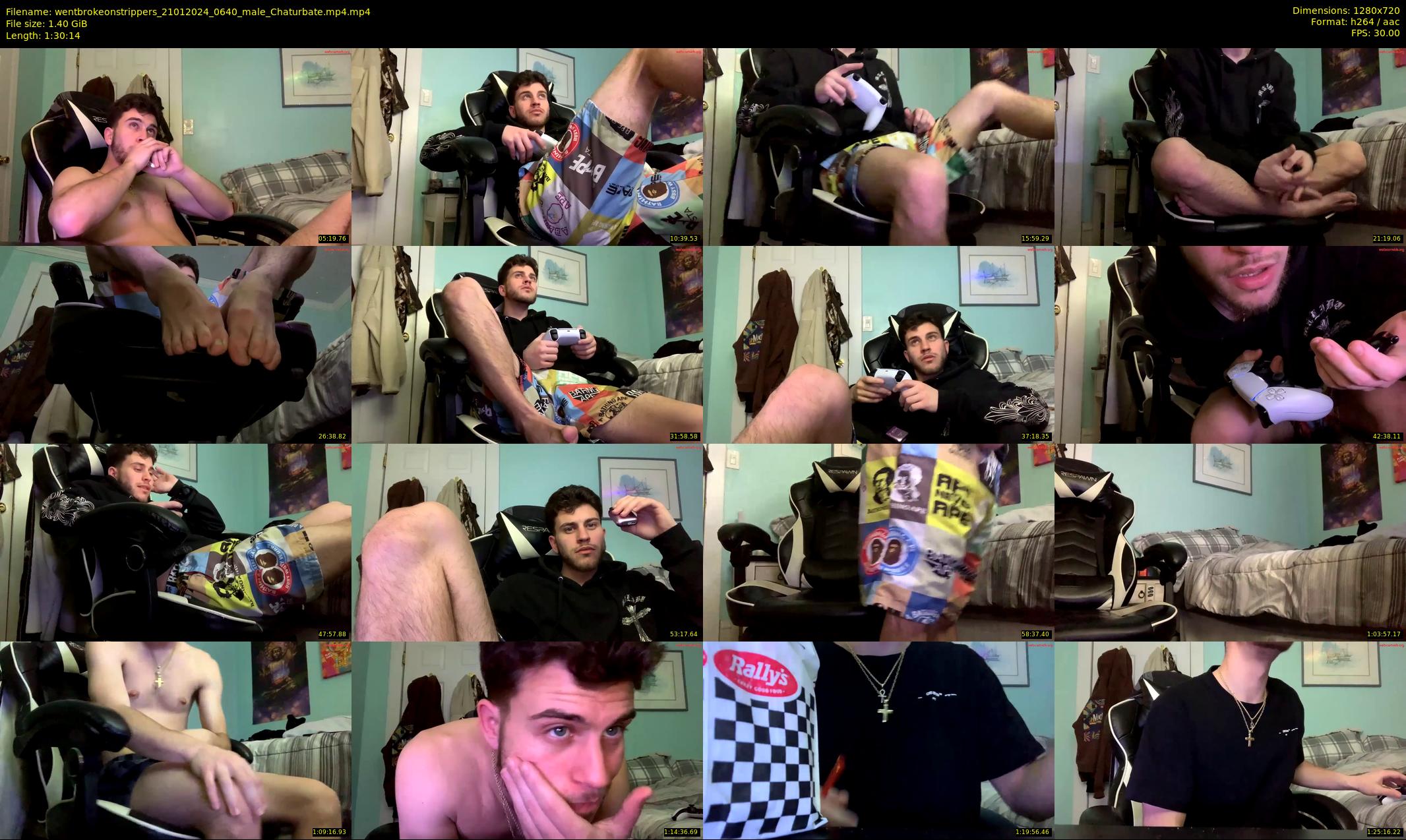 wentbrokeonstrippers — 91 minute Chaturbate male cam show recording, 720p, Jan 21, 2024