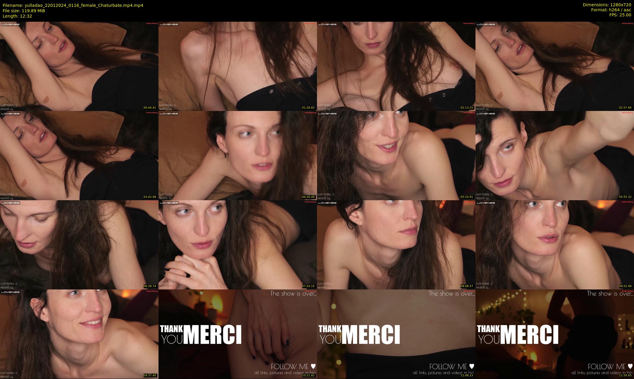 yulladao — 13 minute Chaturbate female cam show recording, 720p, Jan 22, 2024