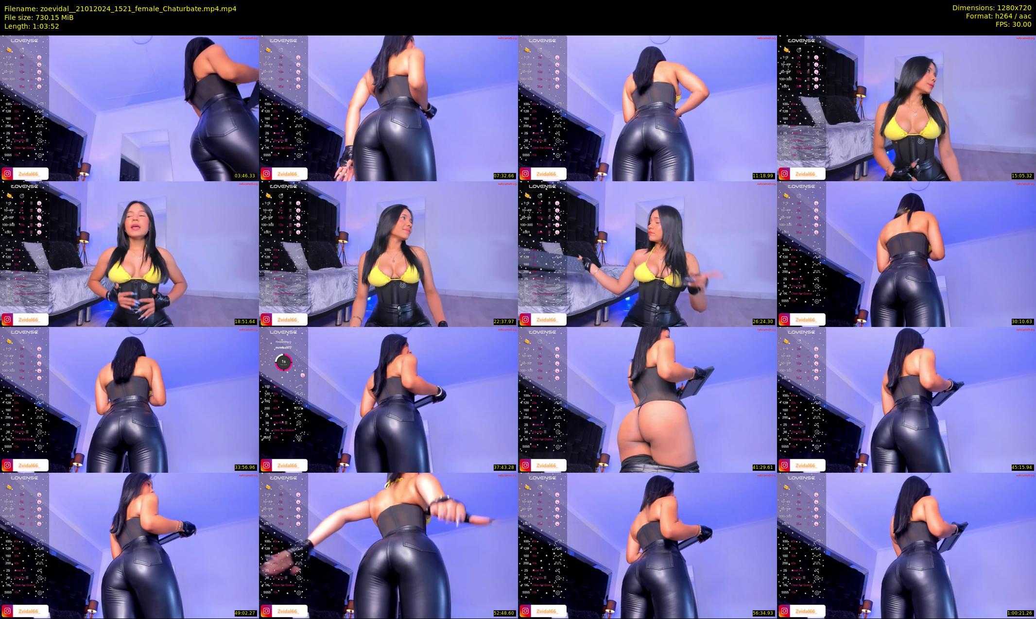 zoevidal_ — 64 minute Chaturbate female cam show recording, 720p, Jan 21, 2024