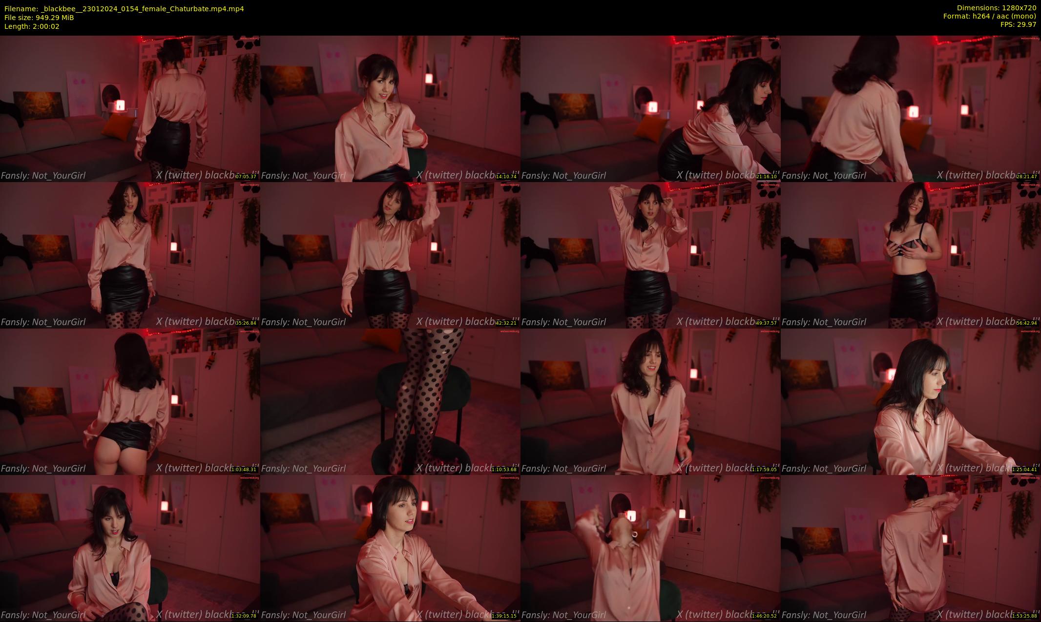 _blackbee_ — 121 minute Chaturbate female cam show recording, 720p, Jan 23, 2024