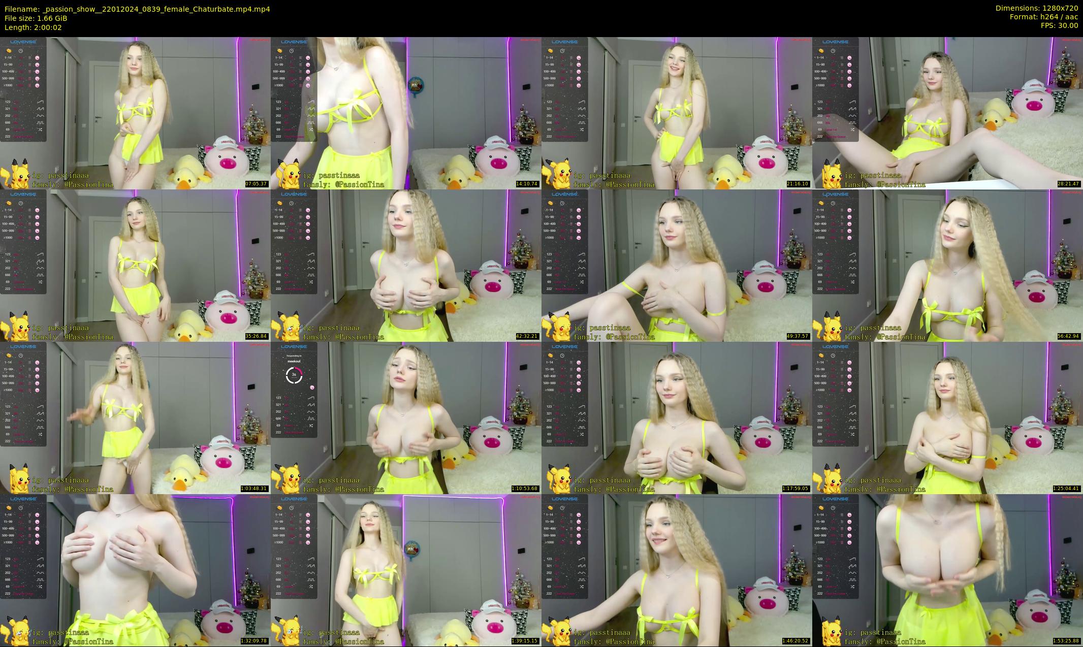 _passion_show_ — 121 minute Chaturbate couple cam show recording, 720p, Jan 22, 2024