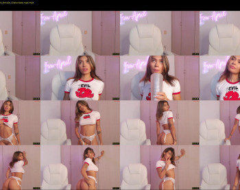 abril_w18 — 10 minute Chaturbate female cam show recording, 720p, Jan 23, 2024