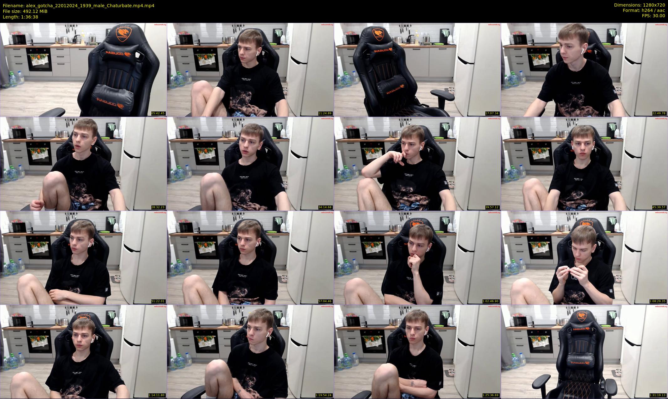 alex_gotcha — 97 minute Chaturbate male cam show recording, 720p, Jan 22, 2024