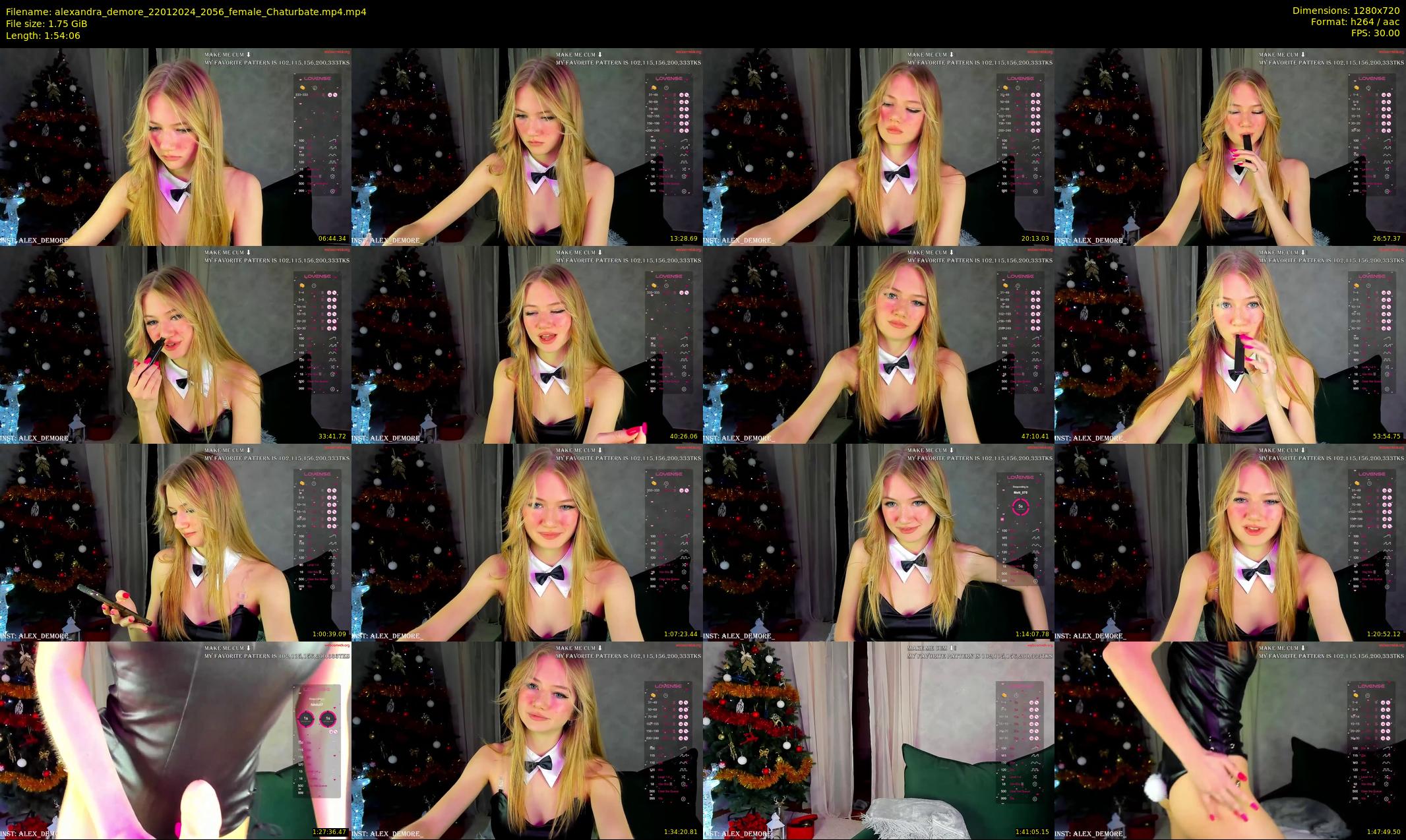 alexandra_demore — 115 minute Chaturbate female cam show recording, 720p, Jan 22, 2024