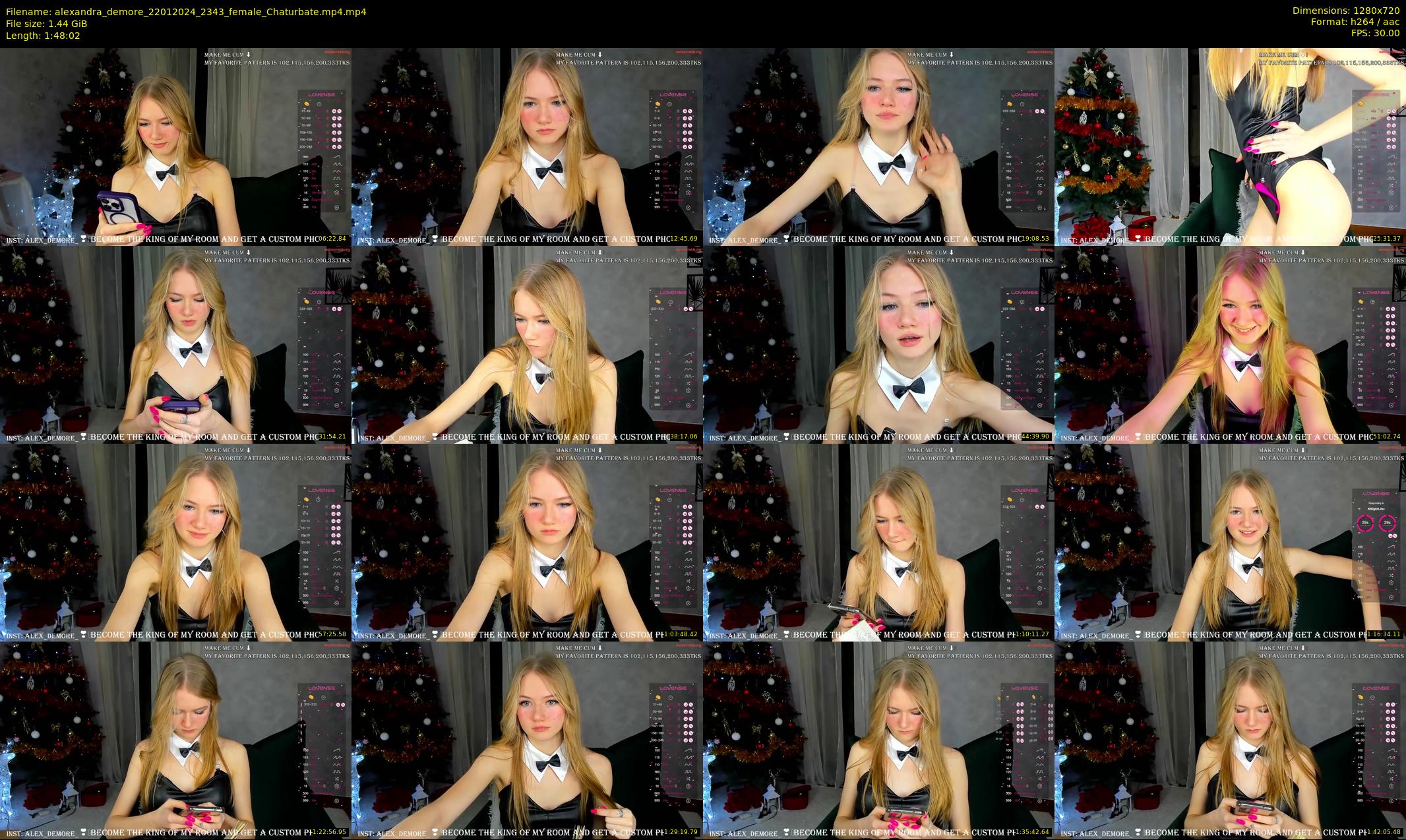 alexandra_demore — 109 minute Chaturbate female cam show recording, 720p, Jan 22, 2024