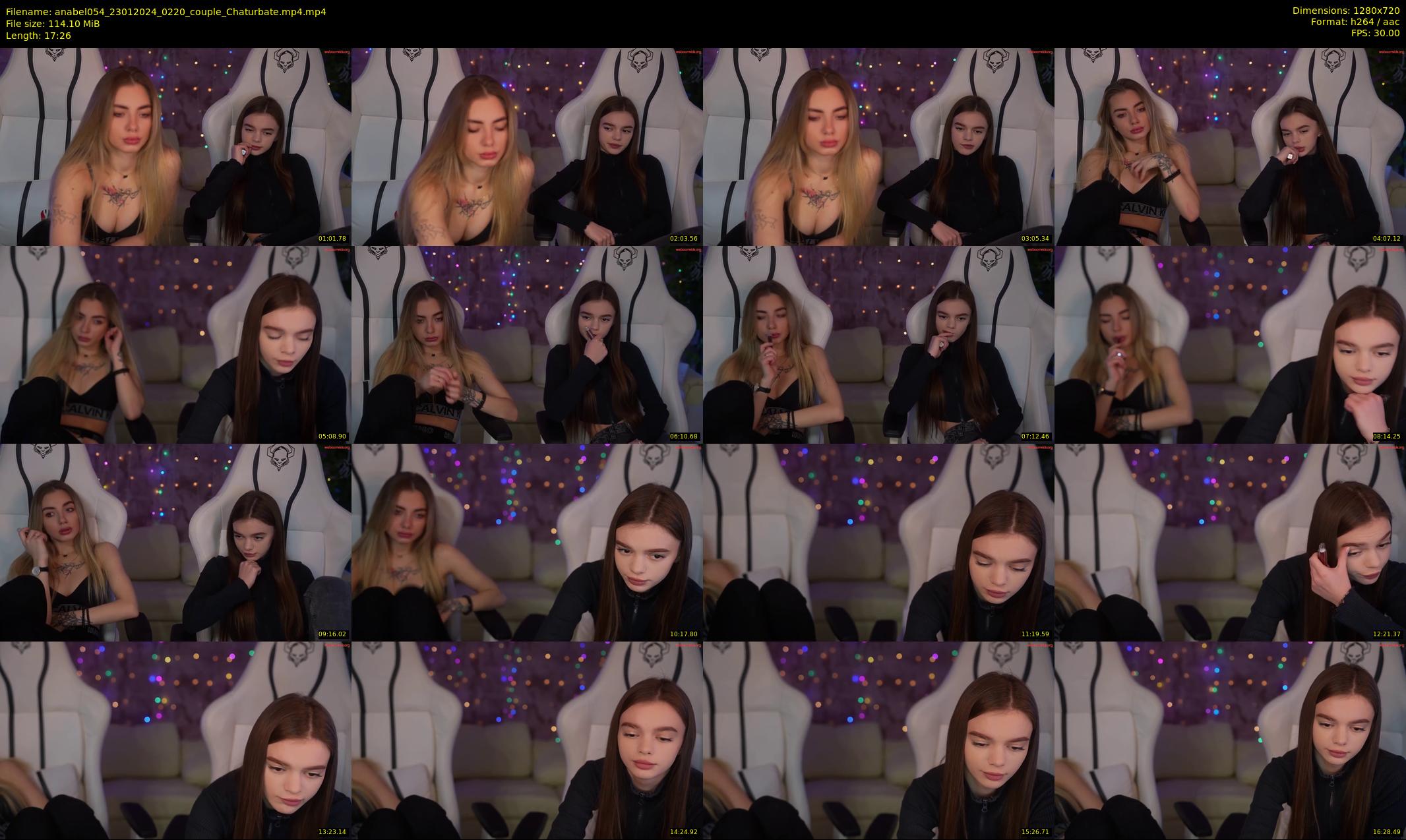 anabel054 — 18 minute Chaturbate female cam show recording, 720p, Jan 23, 2024