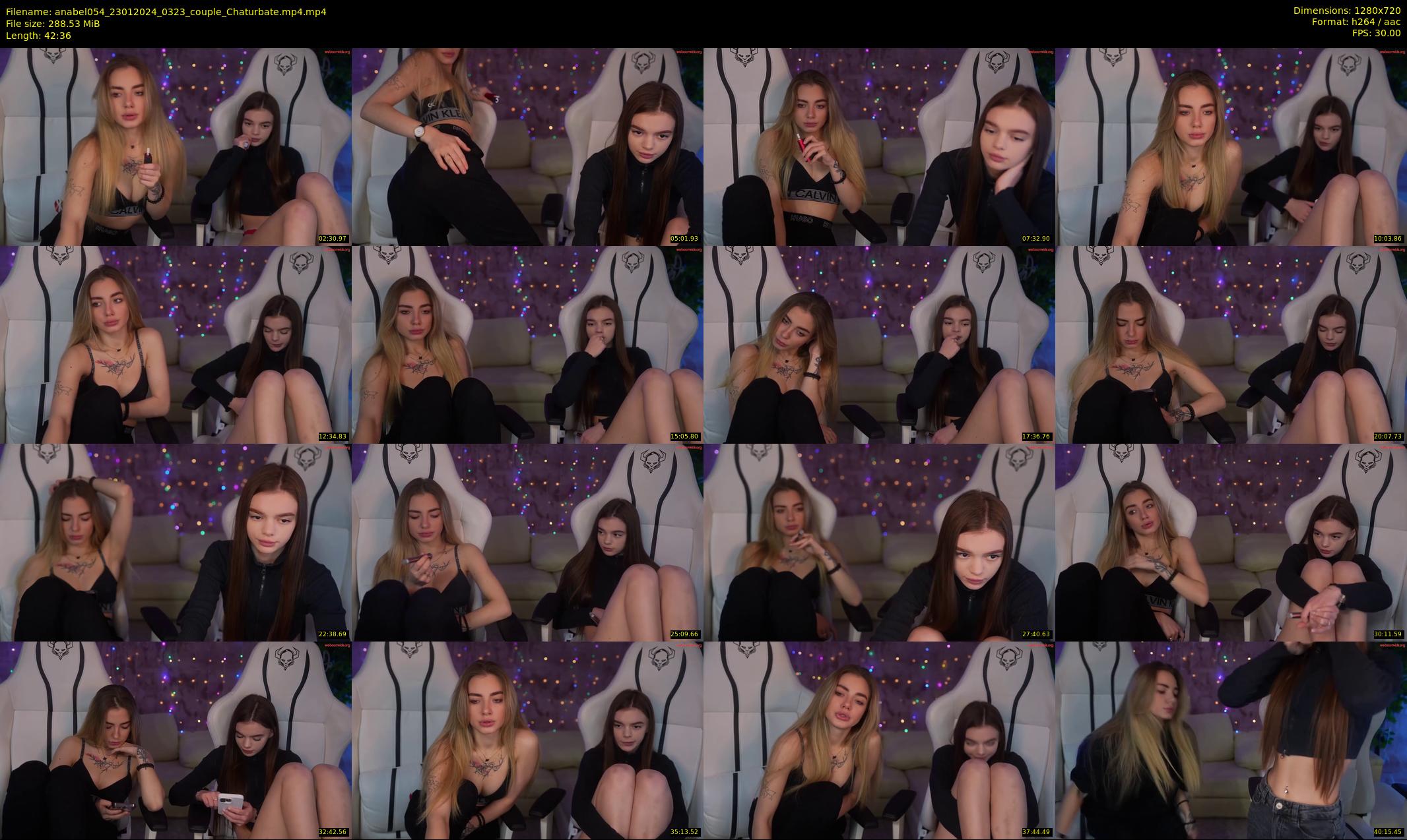 anabel054 — 43 minute Chaturbate female cam show recording, 720p, Jan 23, 2024