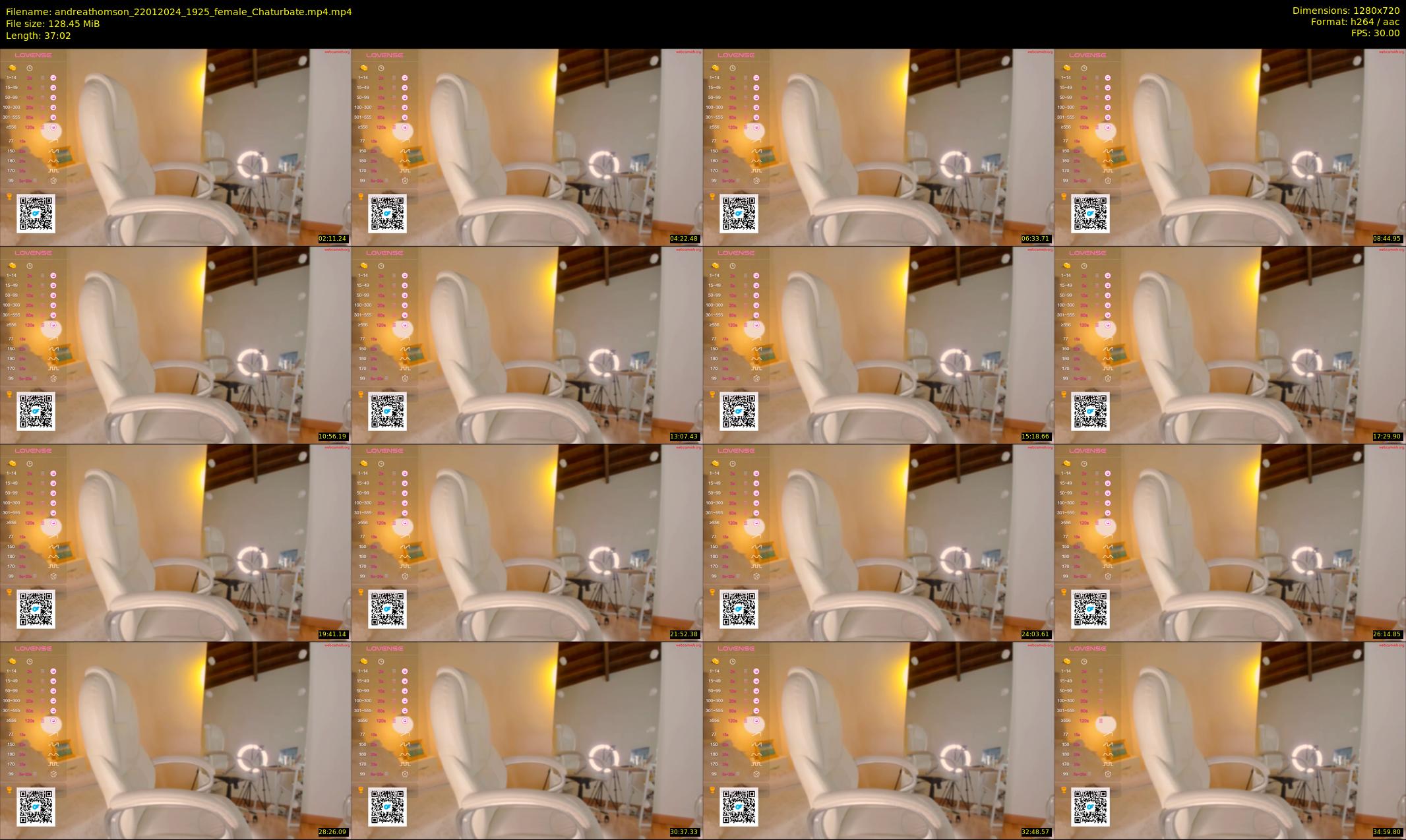 andreathomson — 38 minute Chaturbate female cam show recording, 720p, Jan 22, 2024