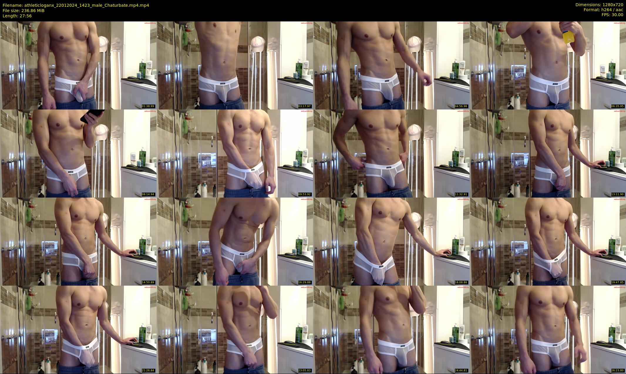 athleticloganx — 28 minute Chaturbate male cam show recording, 720p, Jan 22, 2024