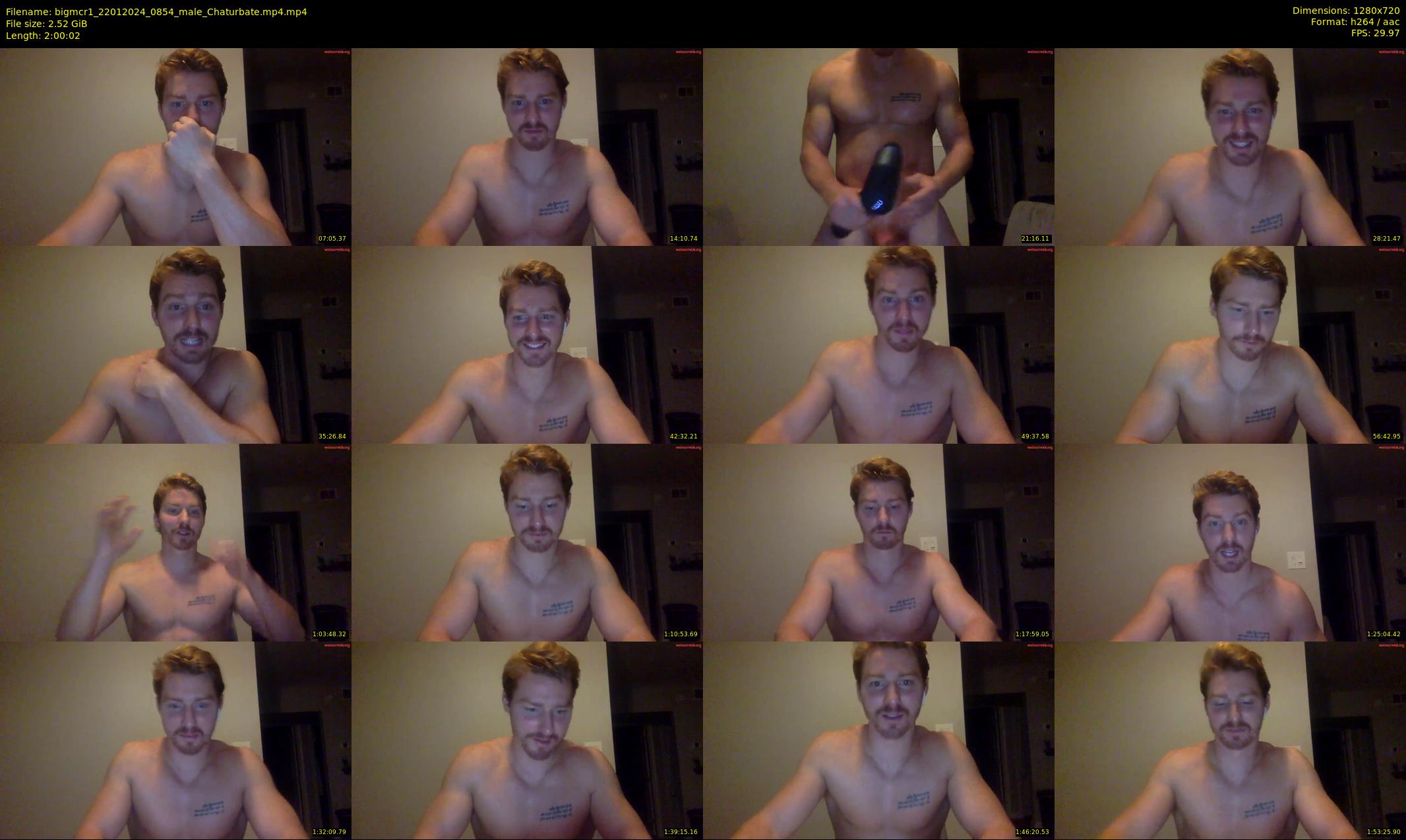 bigmcr1 — 121 minute Chaturbate male cam show recording, 720p, Jan 22, 2024