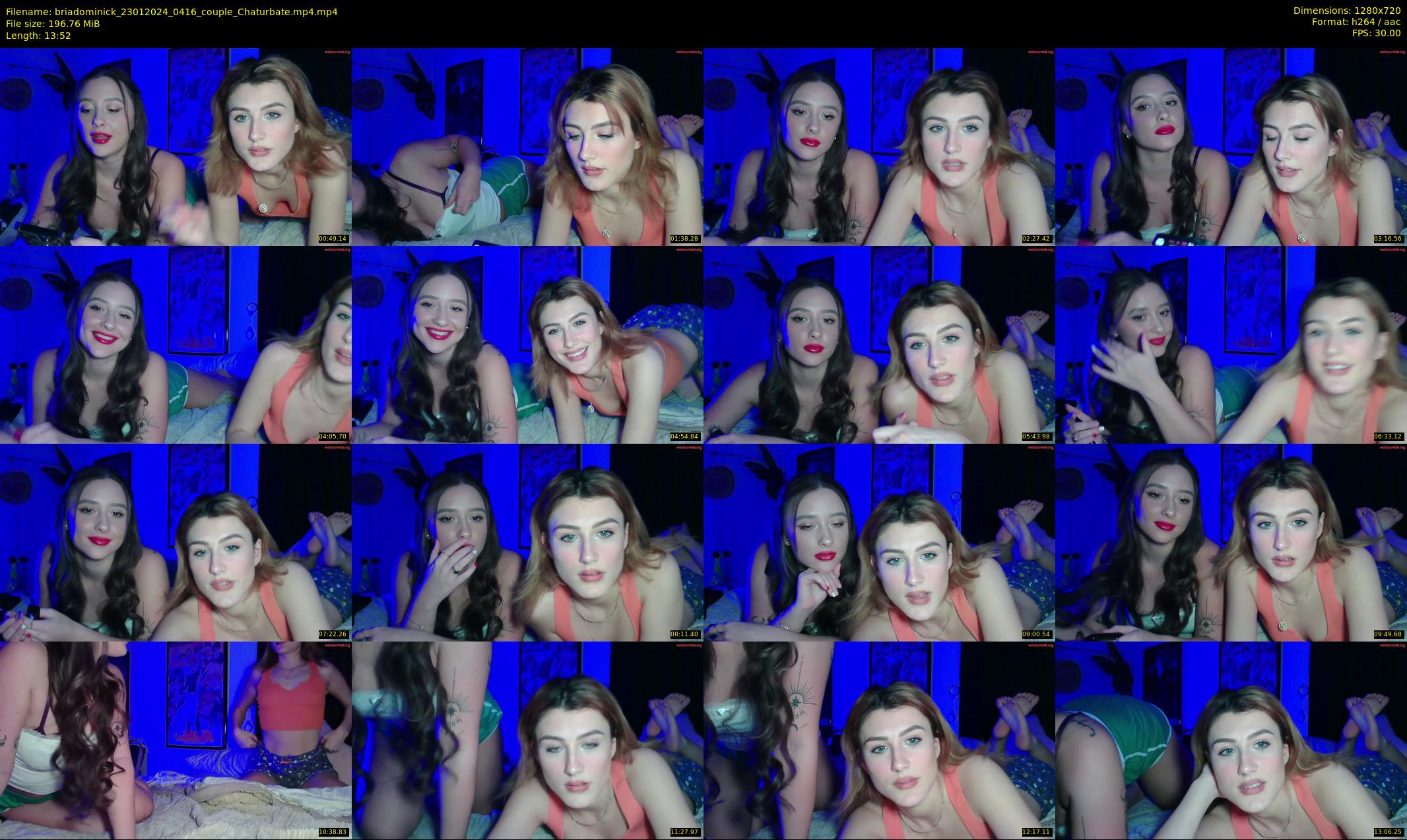 briadominick — 14 minute Chaturbate couple cam show recording, 720p, Jan 23, 2024