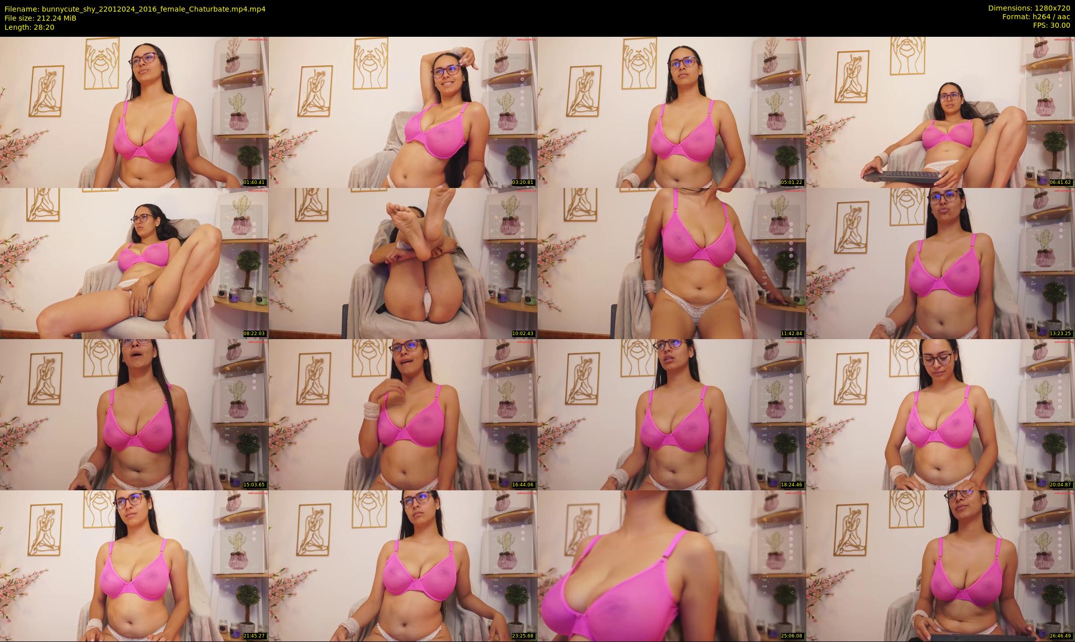 bunnycute_shy — 29 minute Chaturbate female cam show recording, 720p, Jan 22, 2024