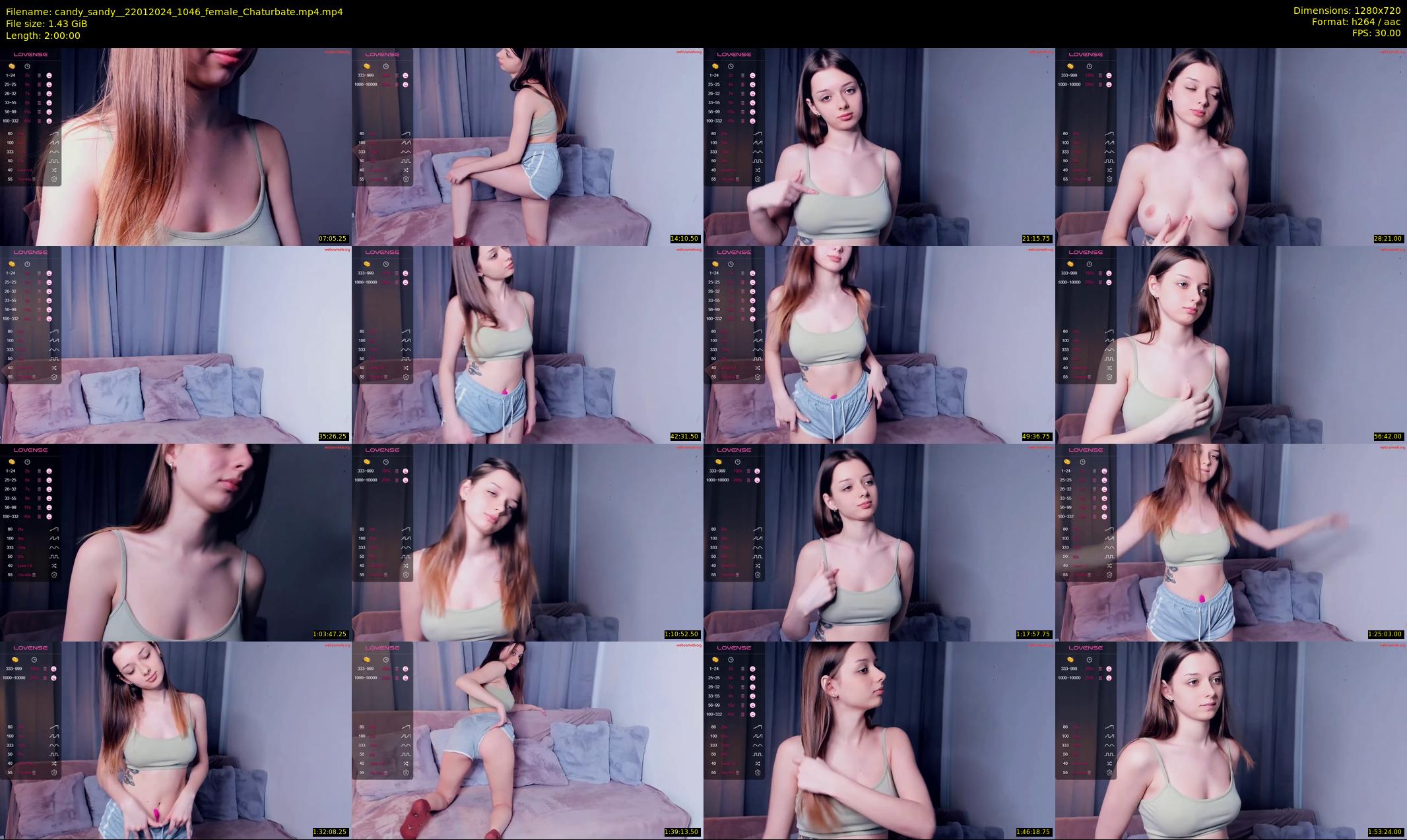 candy_sandy_ — 120 minute Chaturbate female cam show recording, 720p, Jan 22, 2024
