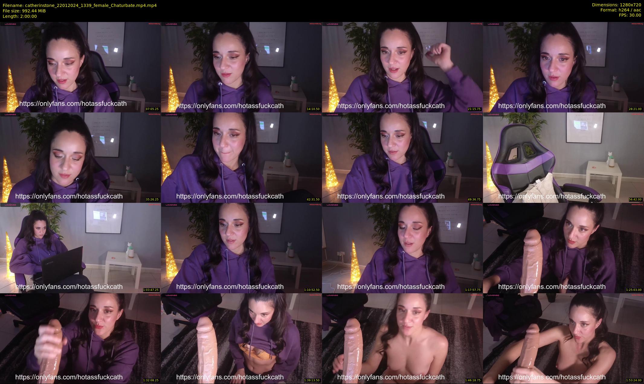 catherinstone — 120 minute Chaturbate female cam show recording, 720p, Jan 22, 2024