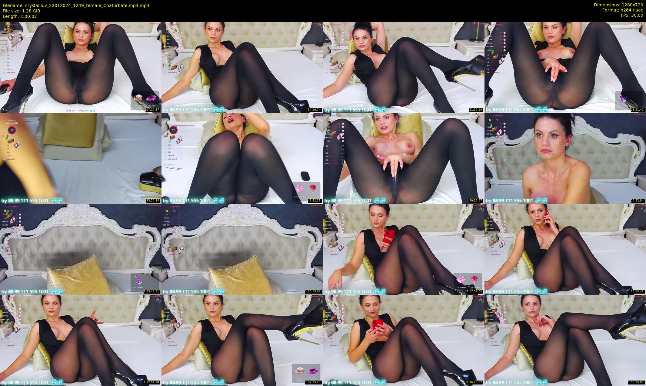 crystallluv — 121 minute Chaturbate female cam show recording, 720p, Jan 22, 2024
