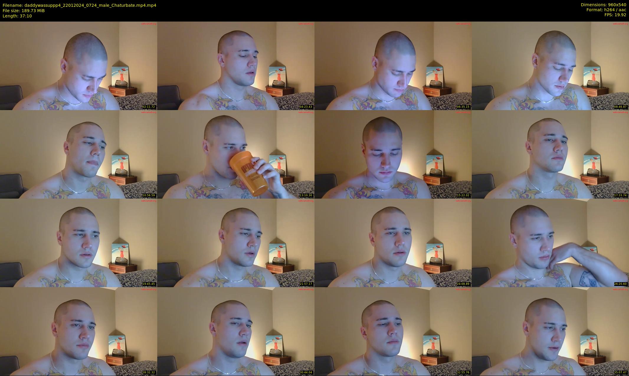daddywassuppp4 — 38 minute Chaturbate male cam show recording, 480p, Jan 22, 2024