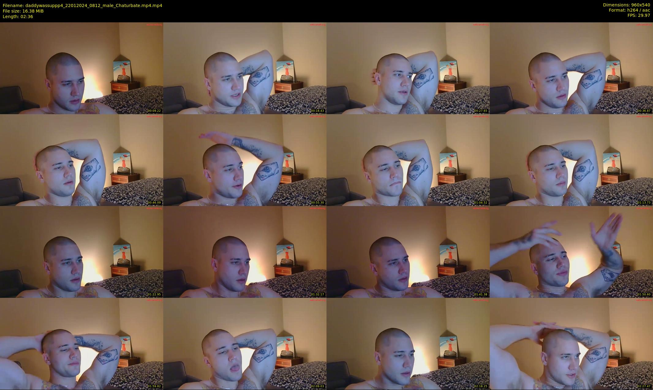 daddywassuppp4 — 3 minute Chaturbate male cam show recording, 480p, Jan 22, 2024
