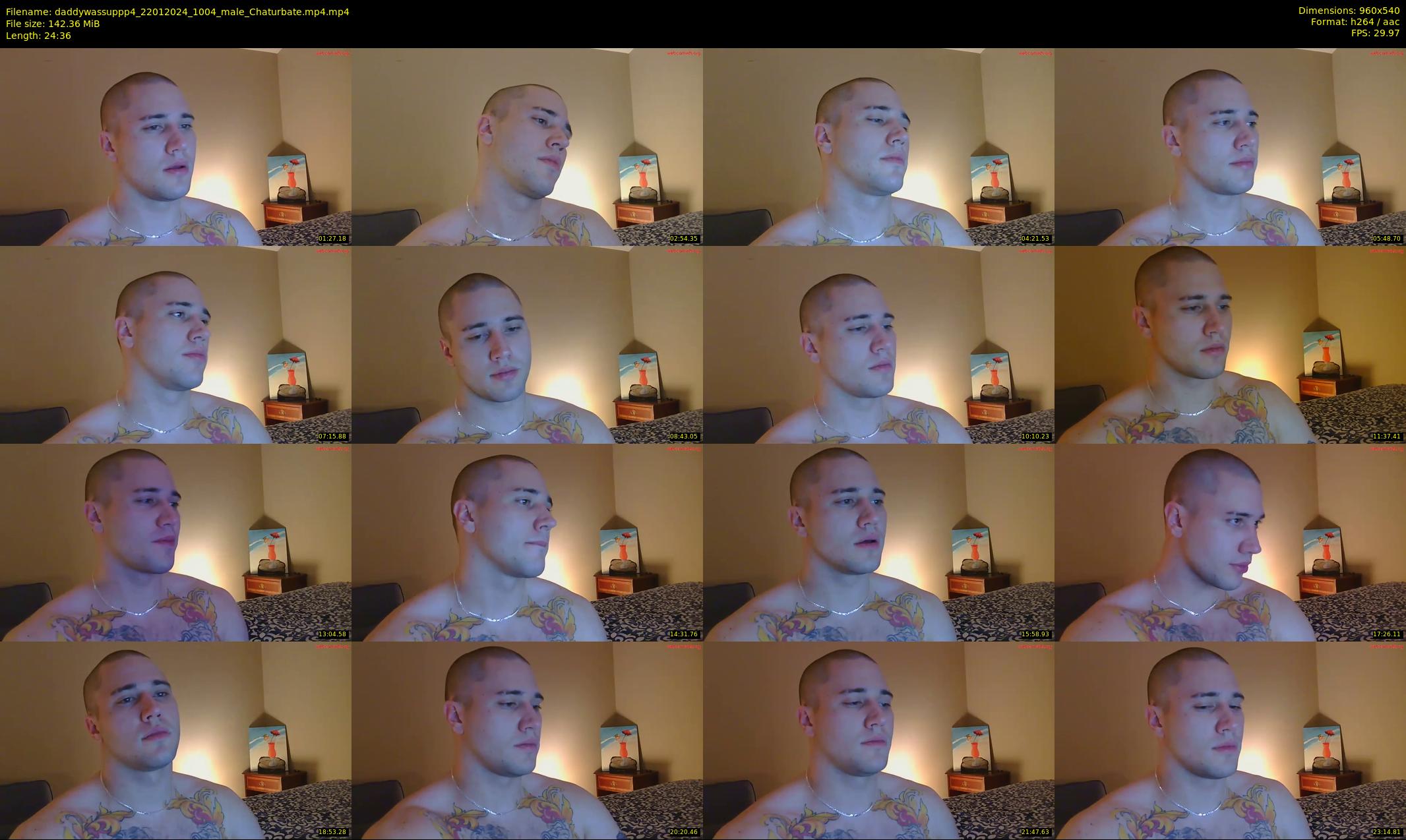 daddywassuppp4 — 25 minute Chaturbate male cam show recording, 480p, Jan 22, 2024