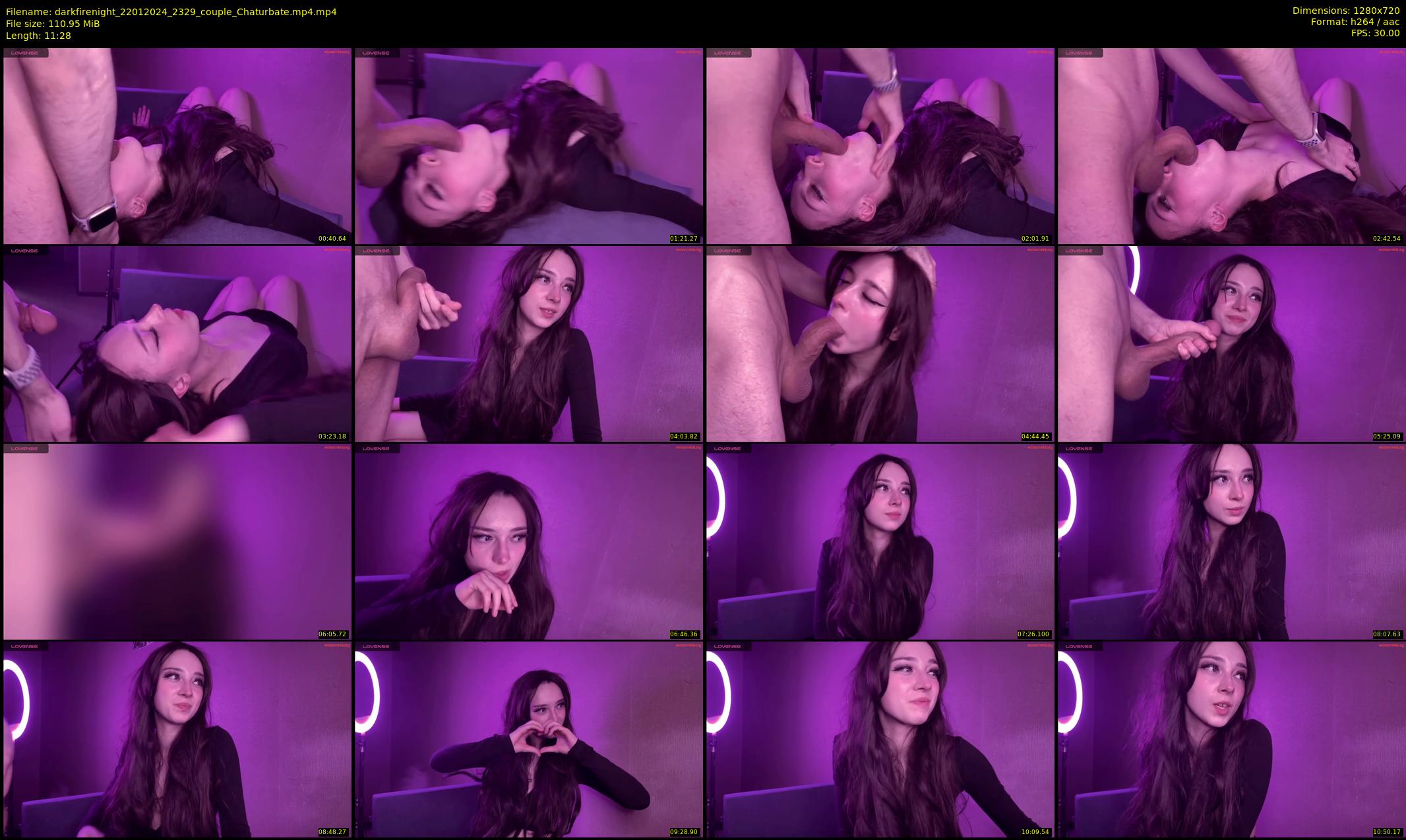 darkfirenight — 12 minute Chaturbate couple cam show recording, 720p, Jan 22, 2024