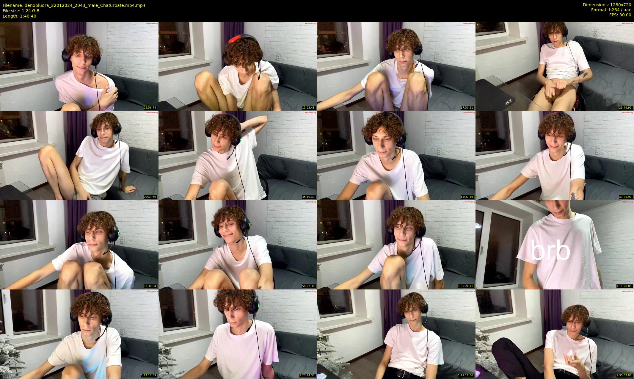 denobluora — 101 minute Chaturbate male cam show recording, 720p, Jan 22, 2024