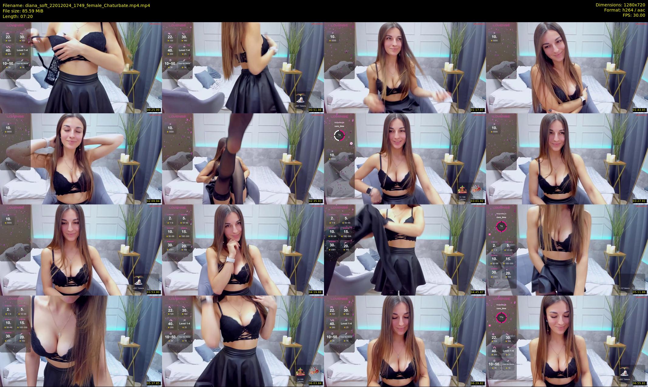 diana_soft — 8 minute Chaturbate female cam show recording, 720p, Jan 22, 2024