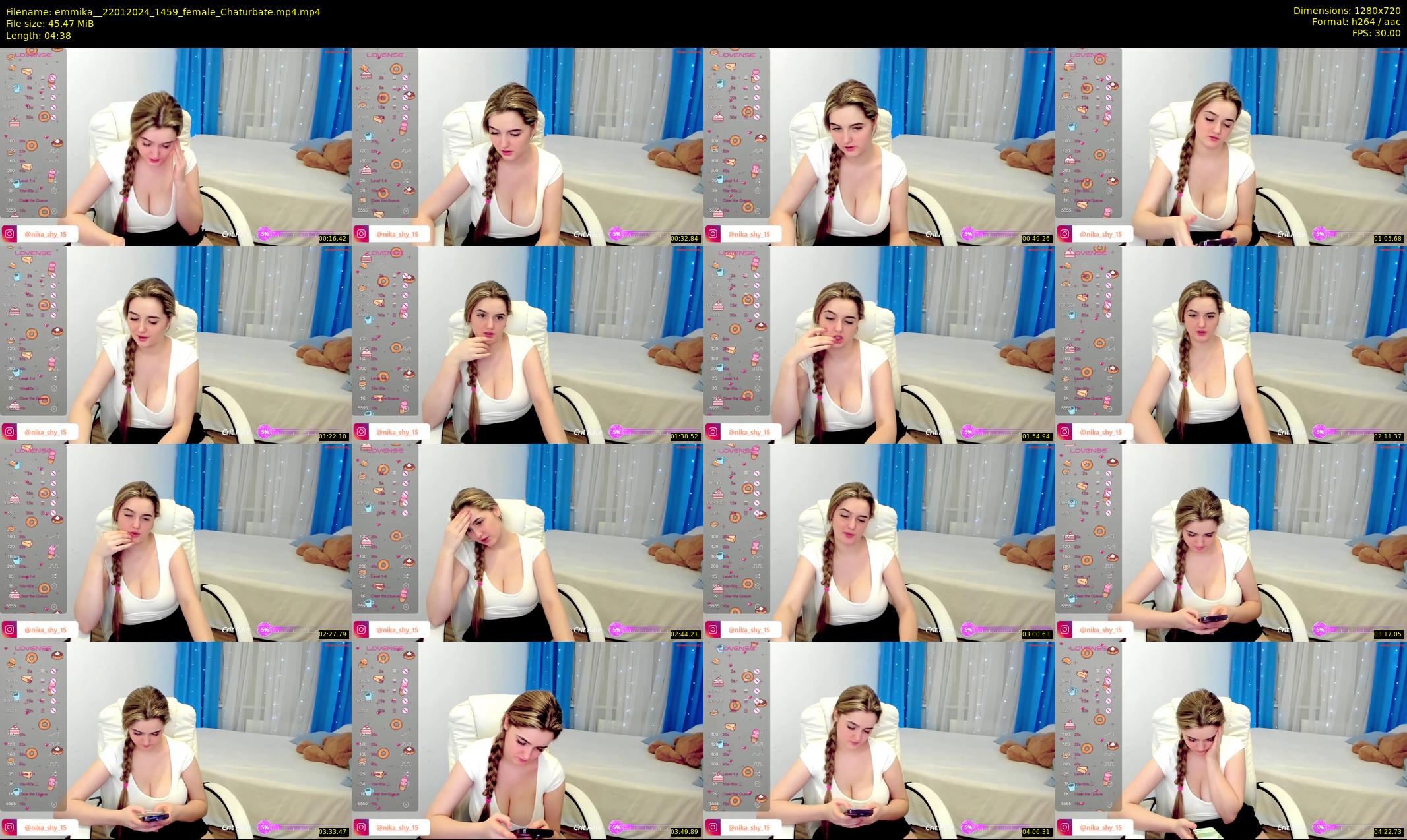 emmika_ — 5 minute Chaturbate female cam show recording, 720p, Jan 22, 2024