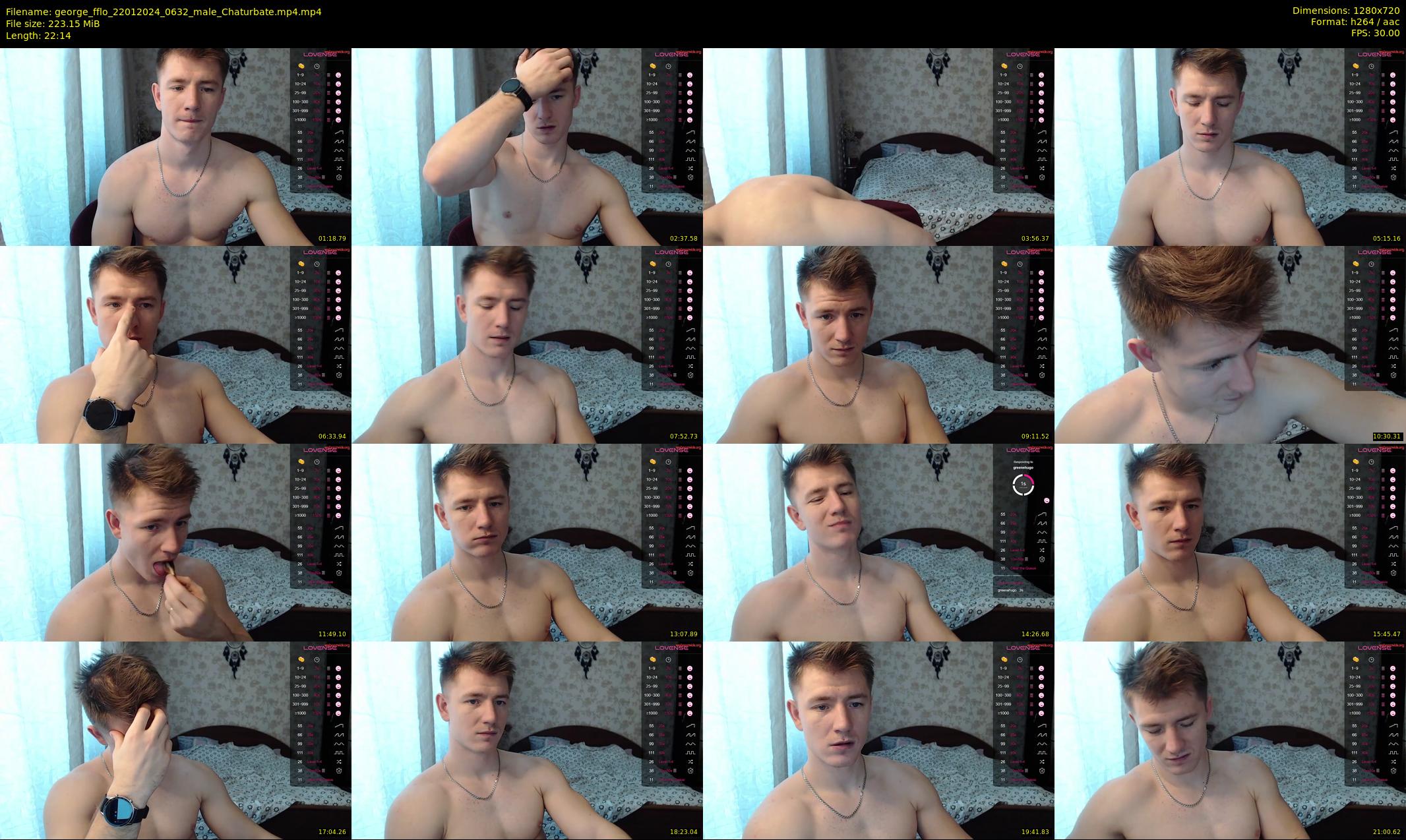 george_fflo — 23 minute Chaturbate male cam show recording, 720p, Jan 22, 2024