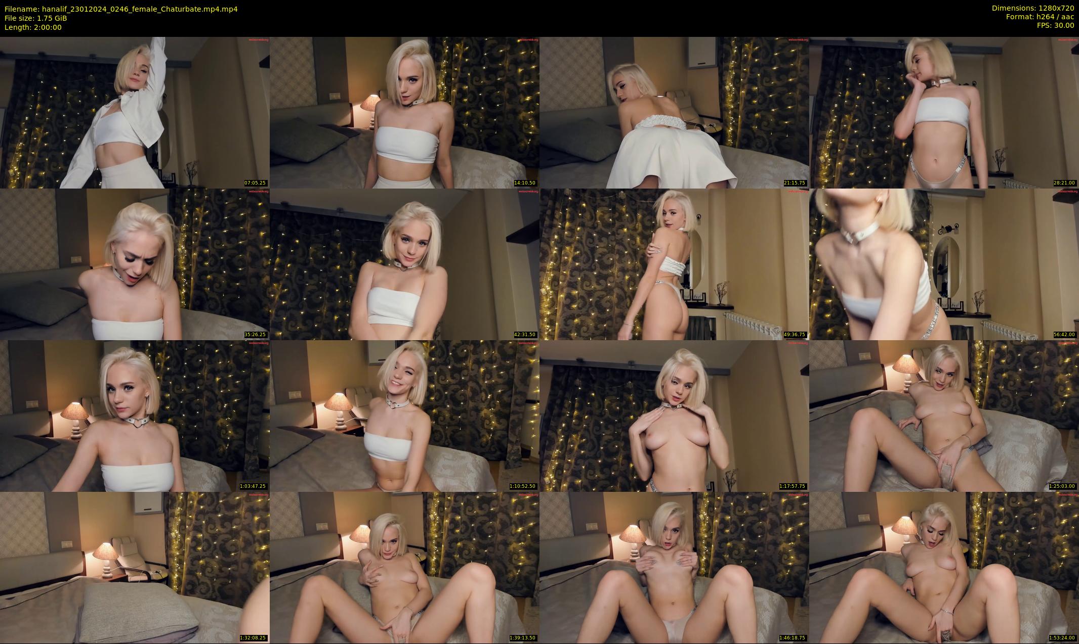 hanalif — 120 minute Chaturbate female cam show recording, 720p, Jan 23, 2024
