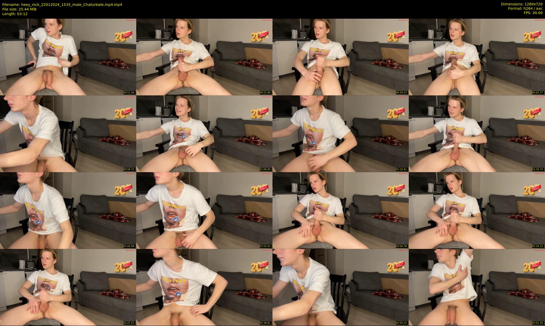 heey_nick — 4 minute Chaturbate male cam show recording, 720p, Jan 22, 2024