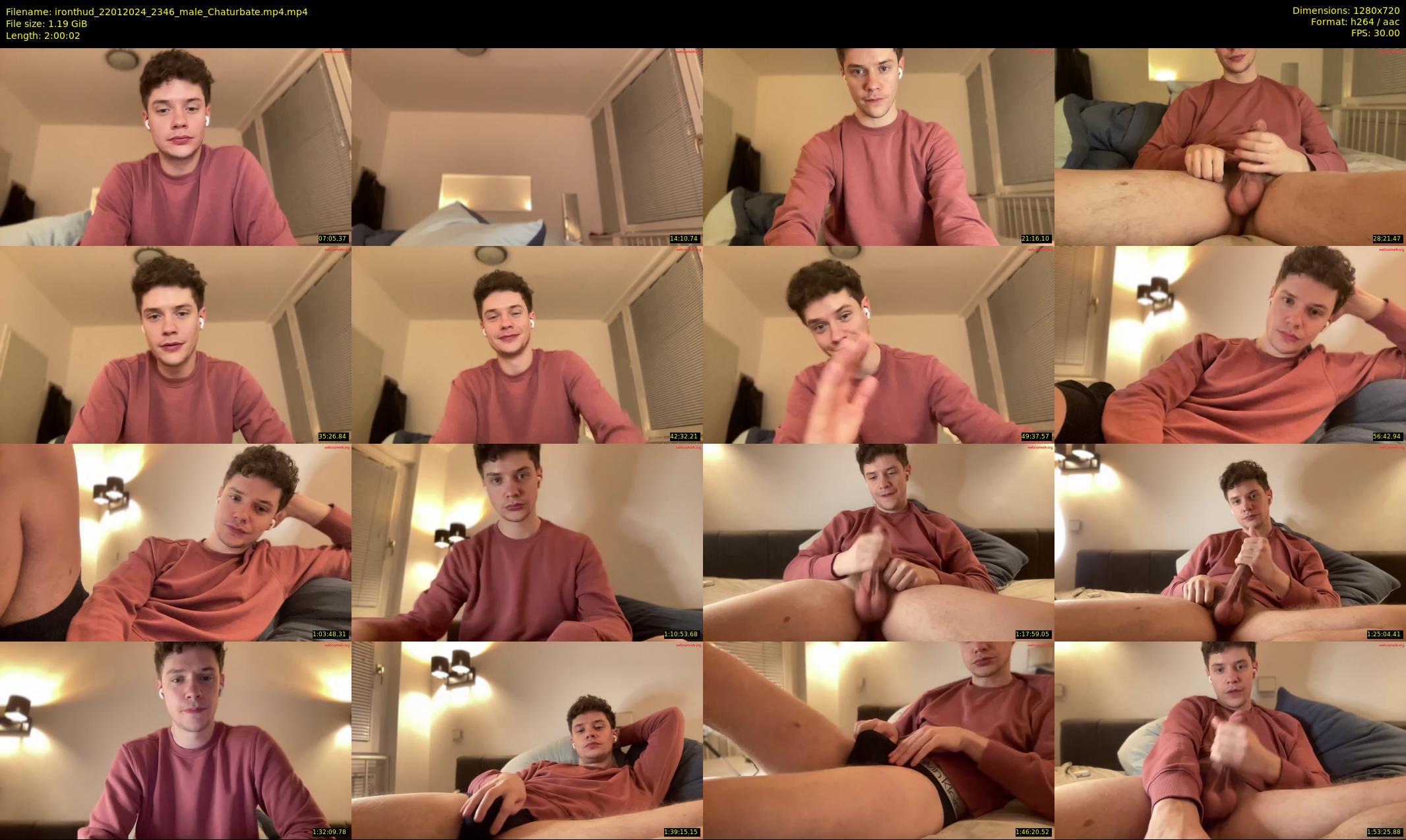 ironthud — 121 minute Chaturbate male cam show recording, 720p, Jan 22, 2024
