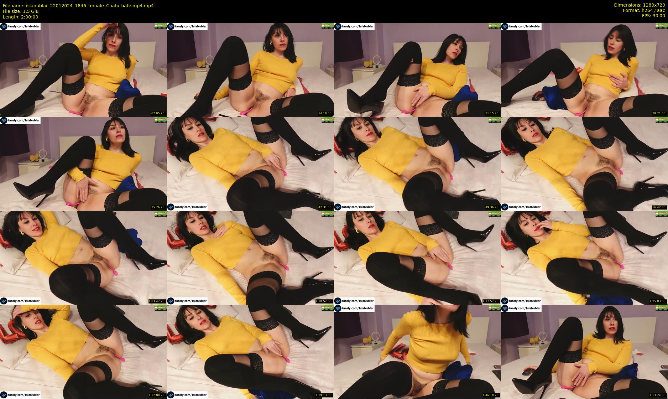 islanublar — 120 minute Chaturbate female cam show recording, 720p, Jan 22, 2024