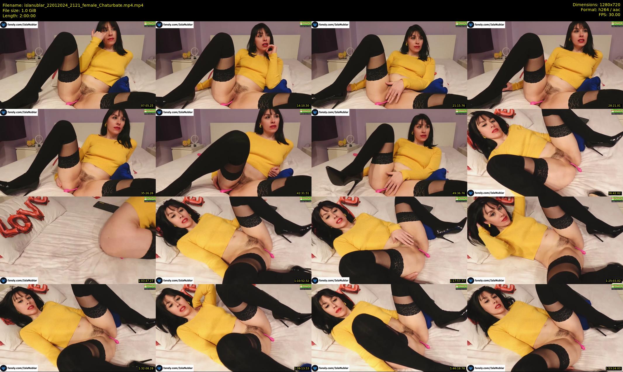 islanublar — 120 minute Chaturbate female cam show recording, 720p, Jan 22, 2024