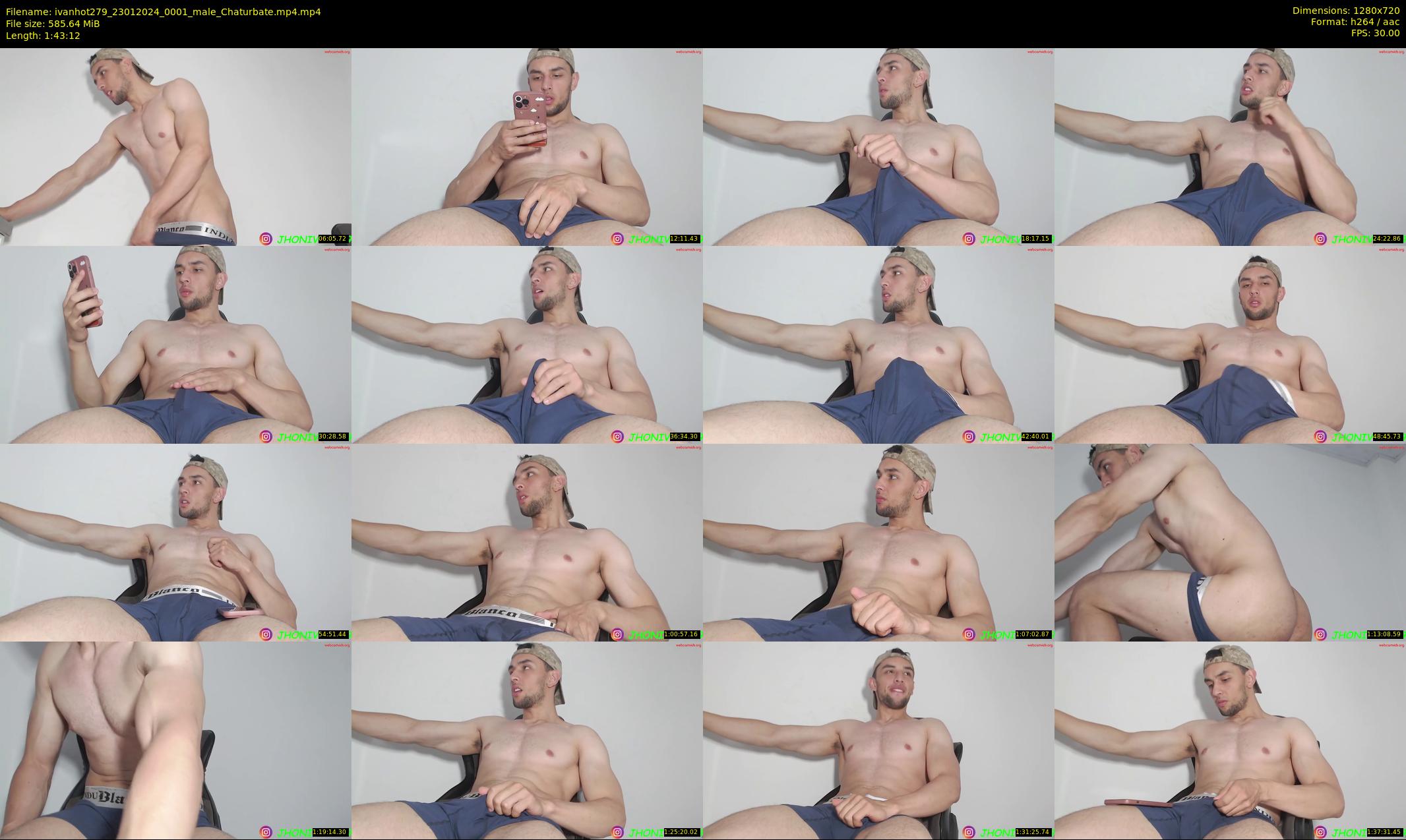 ivanhot279 — 104 minute Chaturbate male cam show recording, 720p, Jan 23, 2024