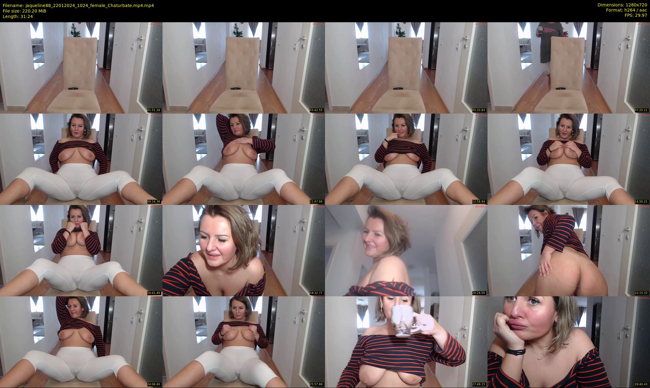 jaqueline88 — 32 minute Chaturbate female cam show recording, 720p, Jan 22, 2024