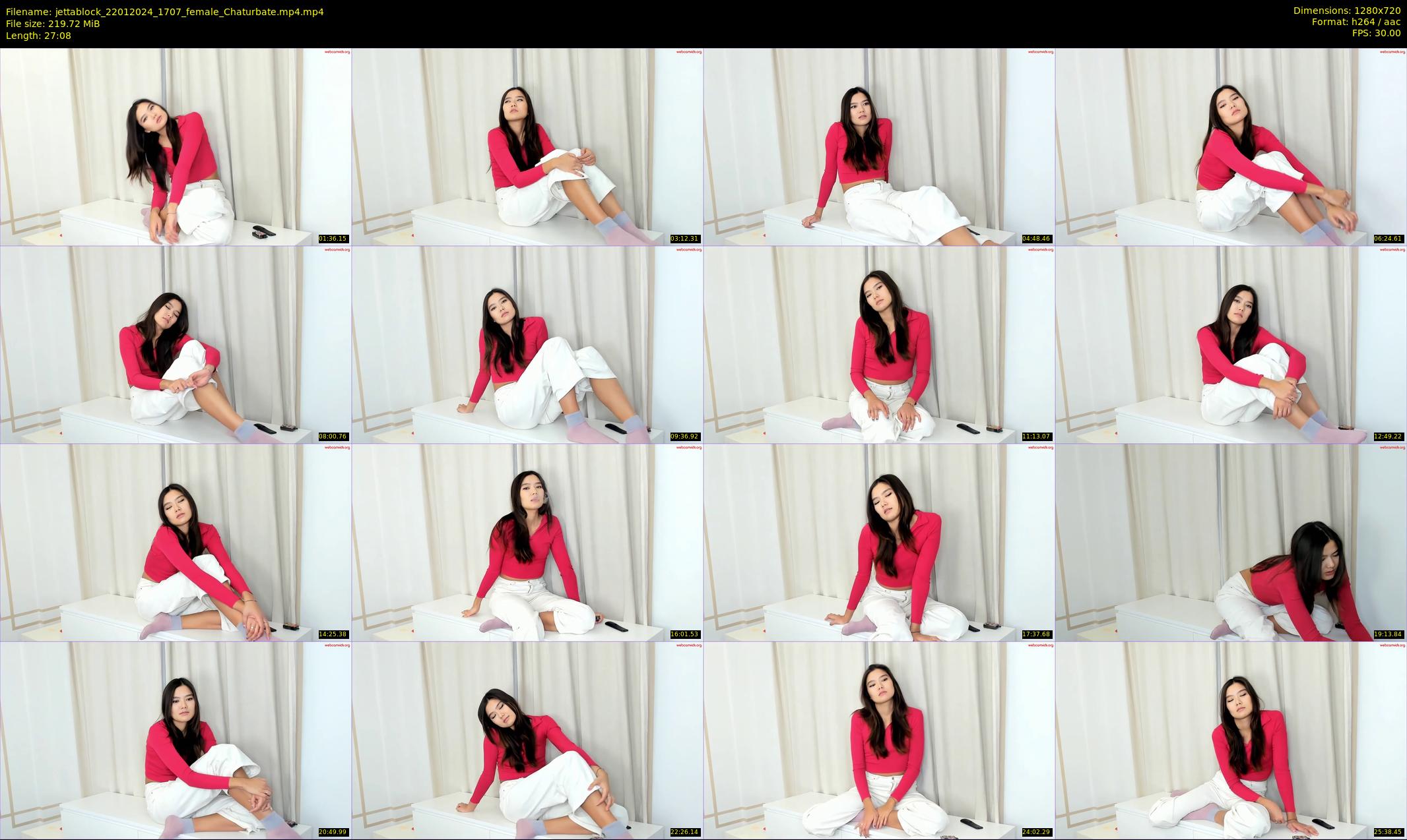 jettablock — 28 minute Chaturbate female cam show recording, 720p, Jan 22, 2024