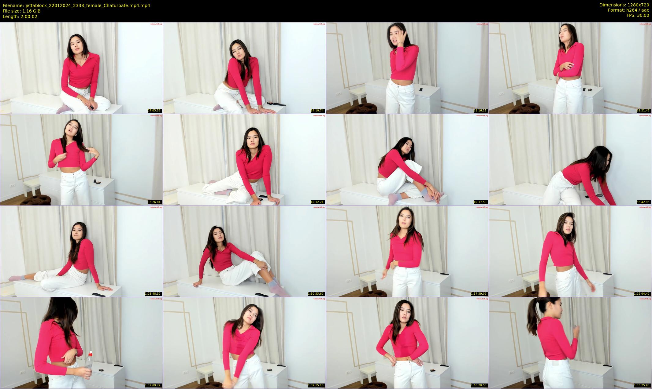 jettablock — 121 minute Chaturbate female cam show recording, 720p, Jan 22, 2024